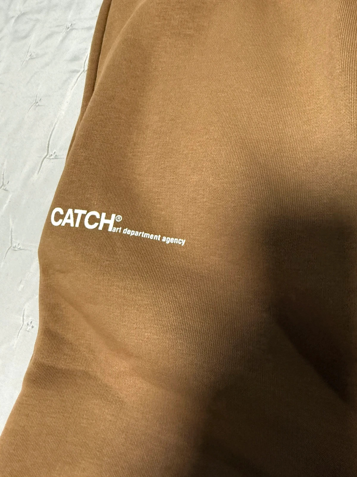 Pantalones de chándal anchos marrón chocolate – Catch – taille M / 38 / 10 4
