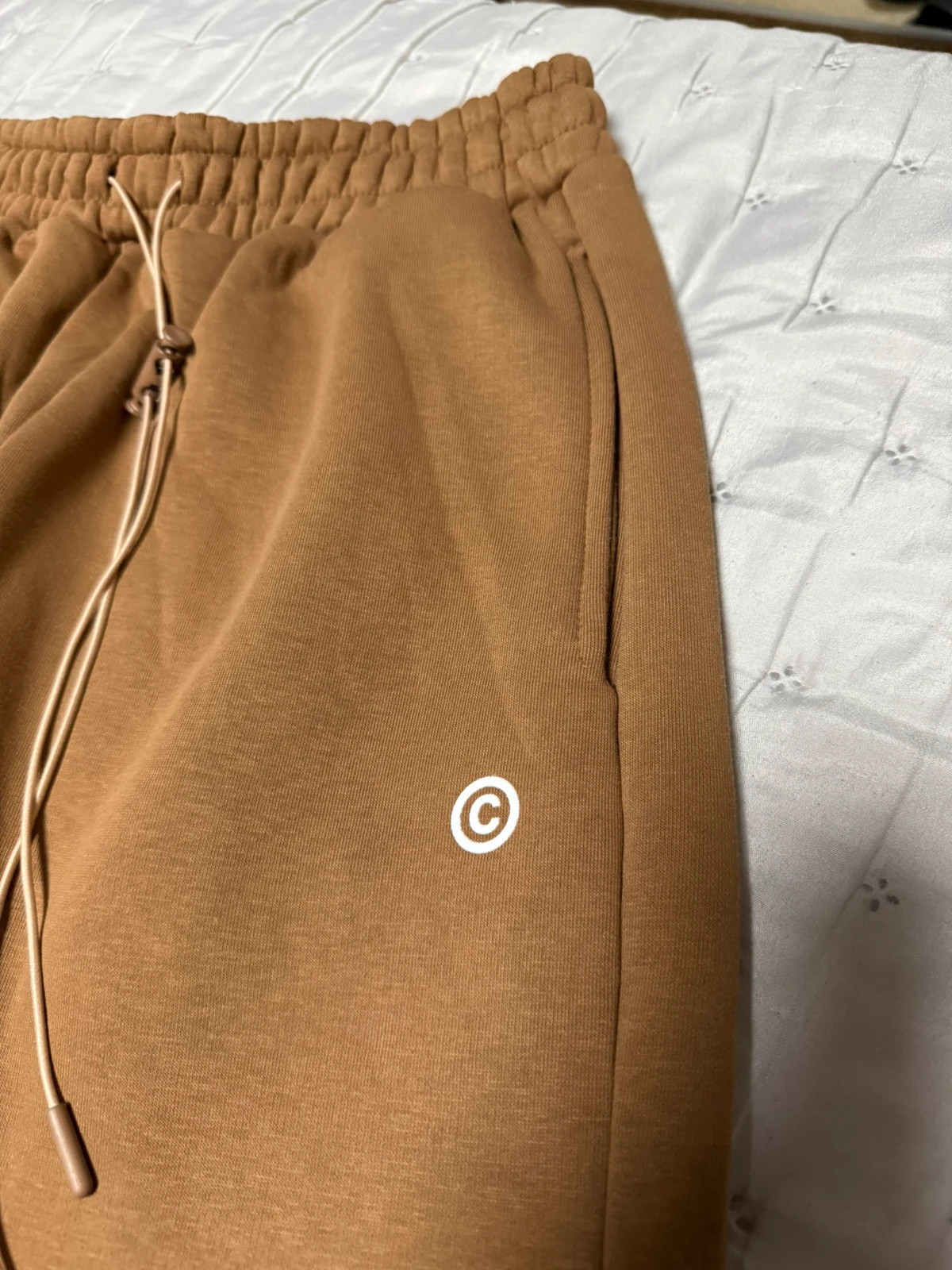 Pantalones de chándal anchos marrón chocolate – Catch – taille M / 38 / 10 5