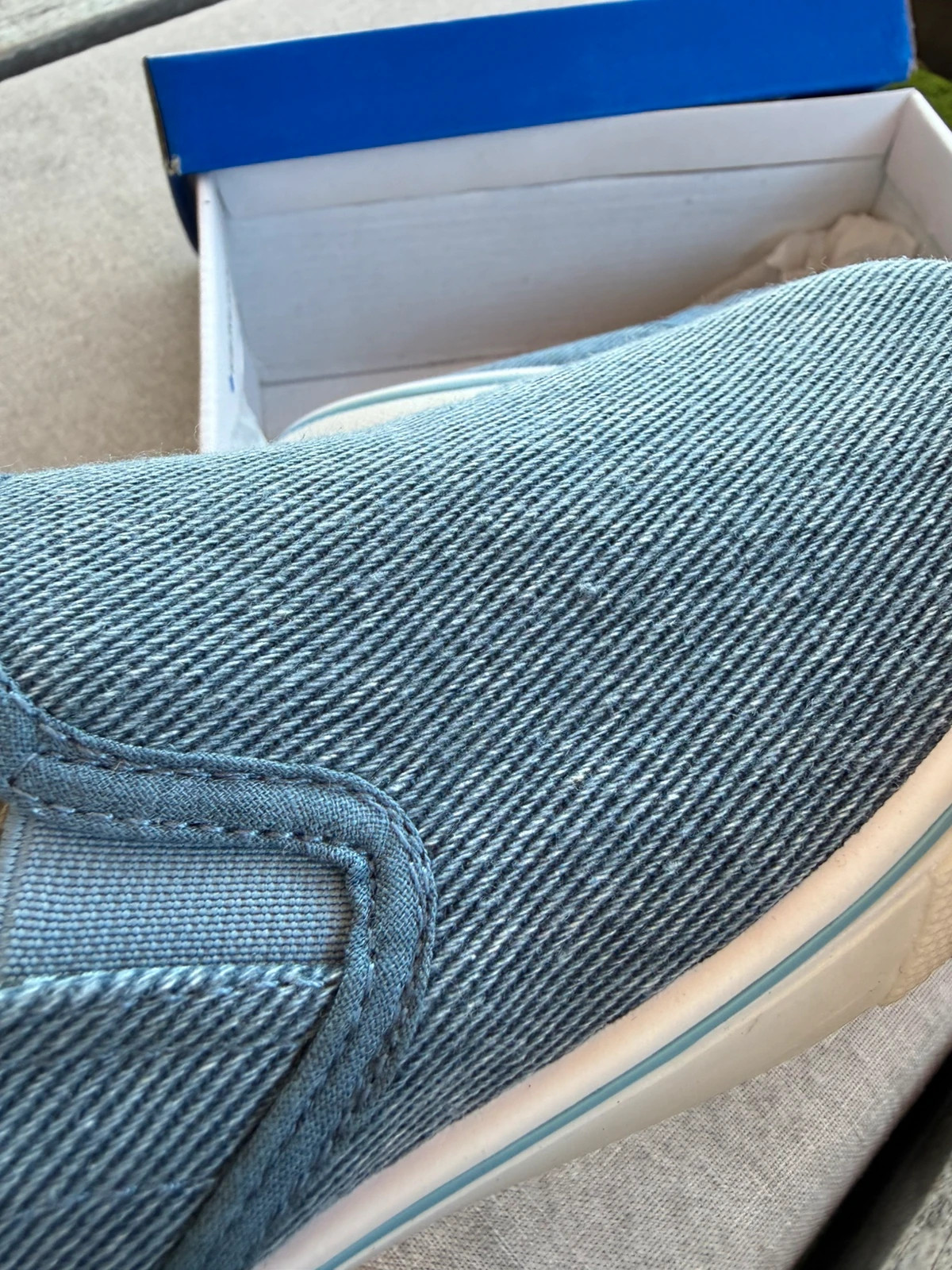 Zapatillas estilo slip-on de mezclilla (Denim) - – SPACE – taille 30 5