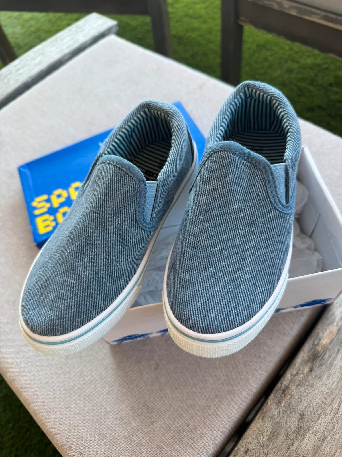 Zapatillas estilo slip-on de mezclilla (Denim) - – SPACE – taille 30