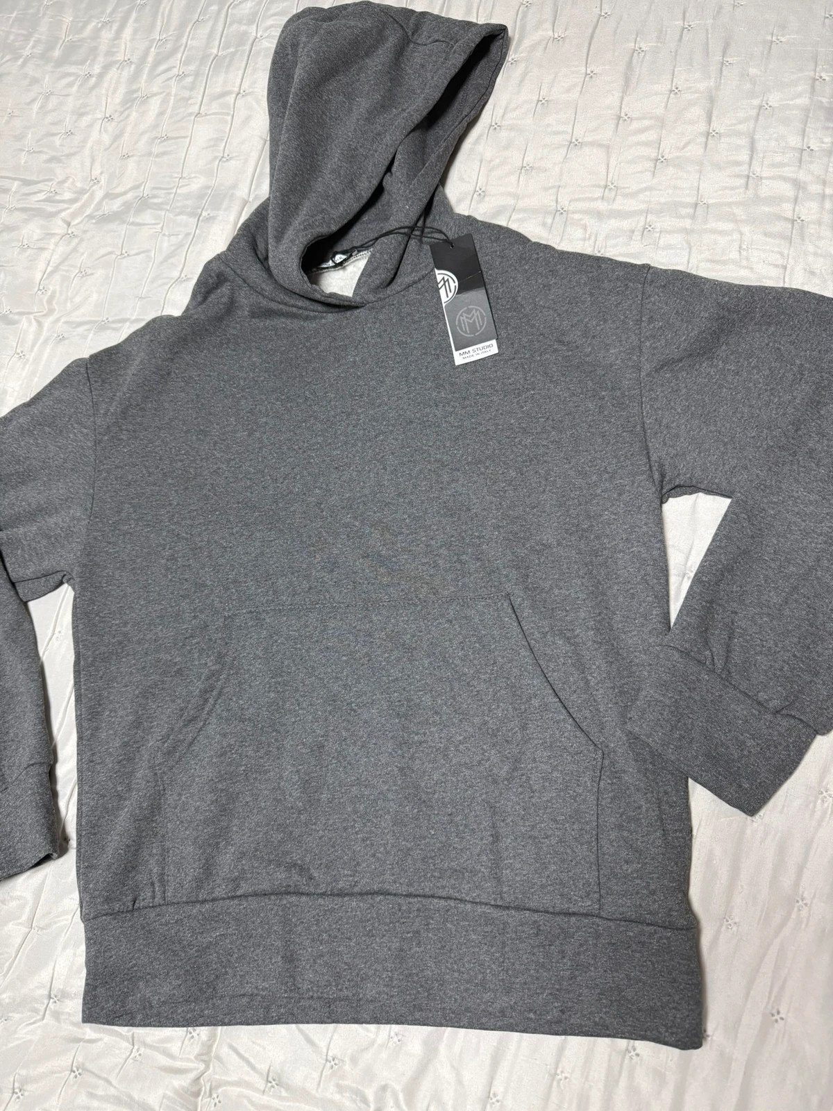 Sudadera gris con capucha y felpa interior (Talla XL) 🩶 – MM Studio – taille XL 2