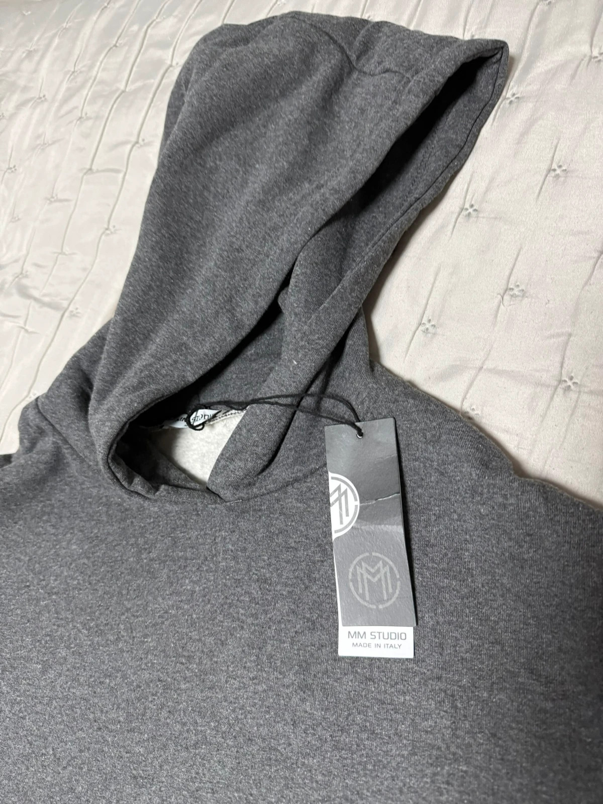 Sudadera gris con capucha y felpa interior (Talla XL) 🩶 – MM Studio – taille XL 5