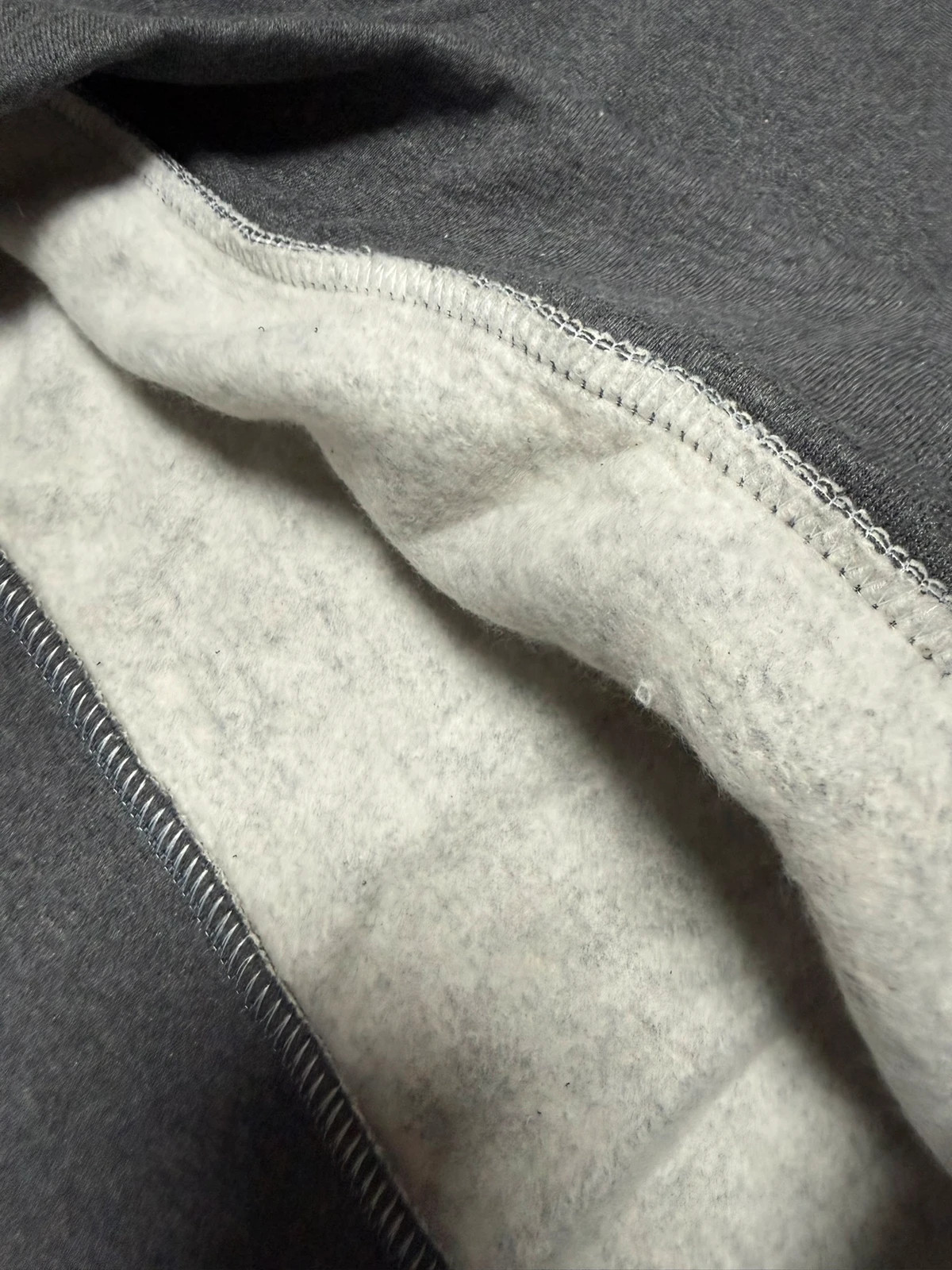 Sudadera gris con capucha y felpa interior (Talla XL) 🩶 – MM Studio – taille XL 4