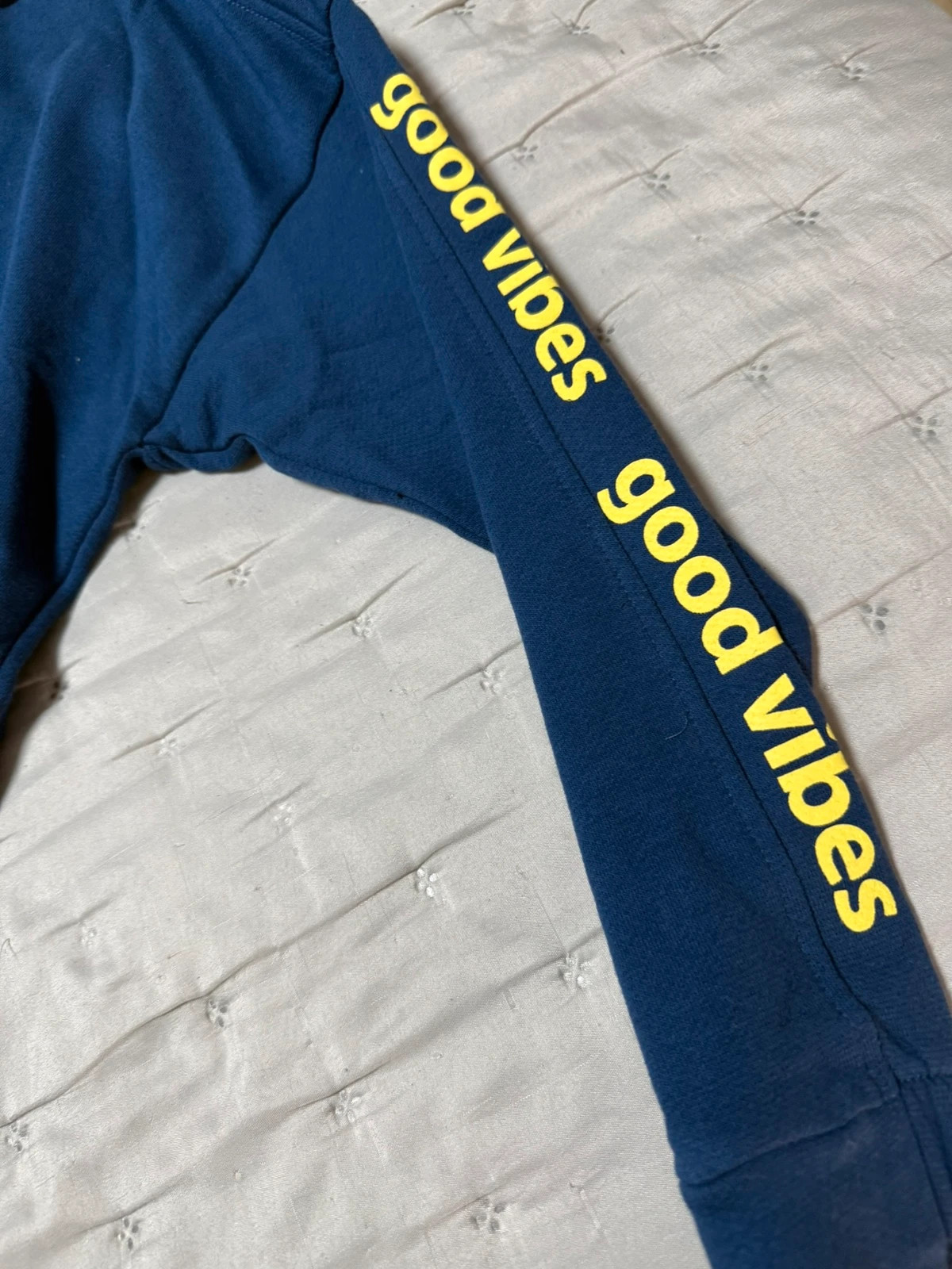 Sudadera / Jersey "Good Vibes" (Azul y Amarillo) UNISEX – sin marca conocida – taille XXL / 44 / 16 3