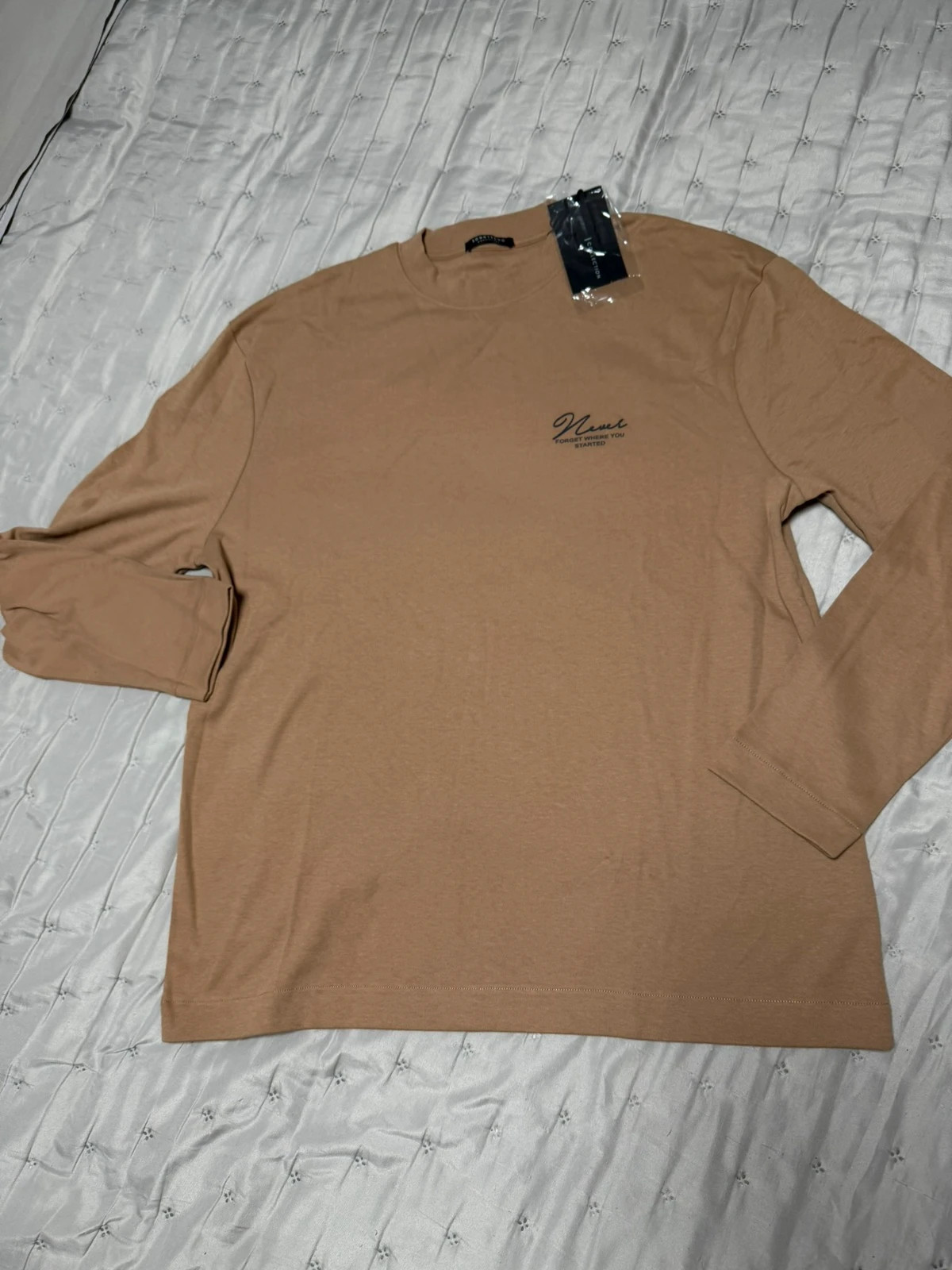 Camiseta de manga larga color marrón – Sonny Bono – taille L 2