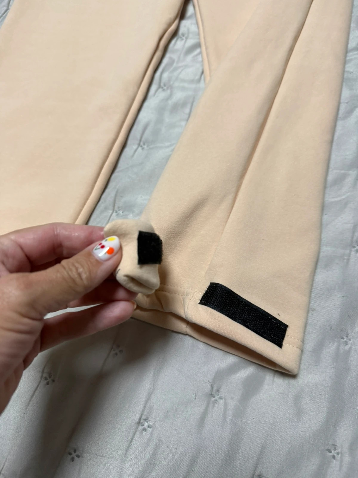 Pantalón de chándal en color beige / crema, de corte recto y tiro alto. – Catch – taille S / 36 / 8 2