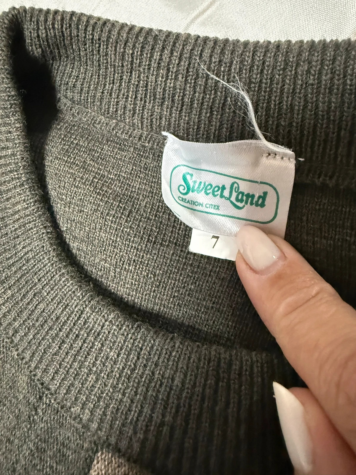 Jersey de punto fino con patrón de rayas verticales – sweet land – taille XXL 5