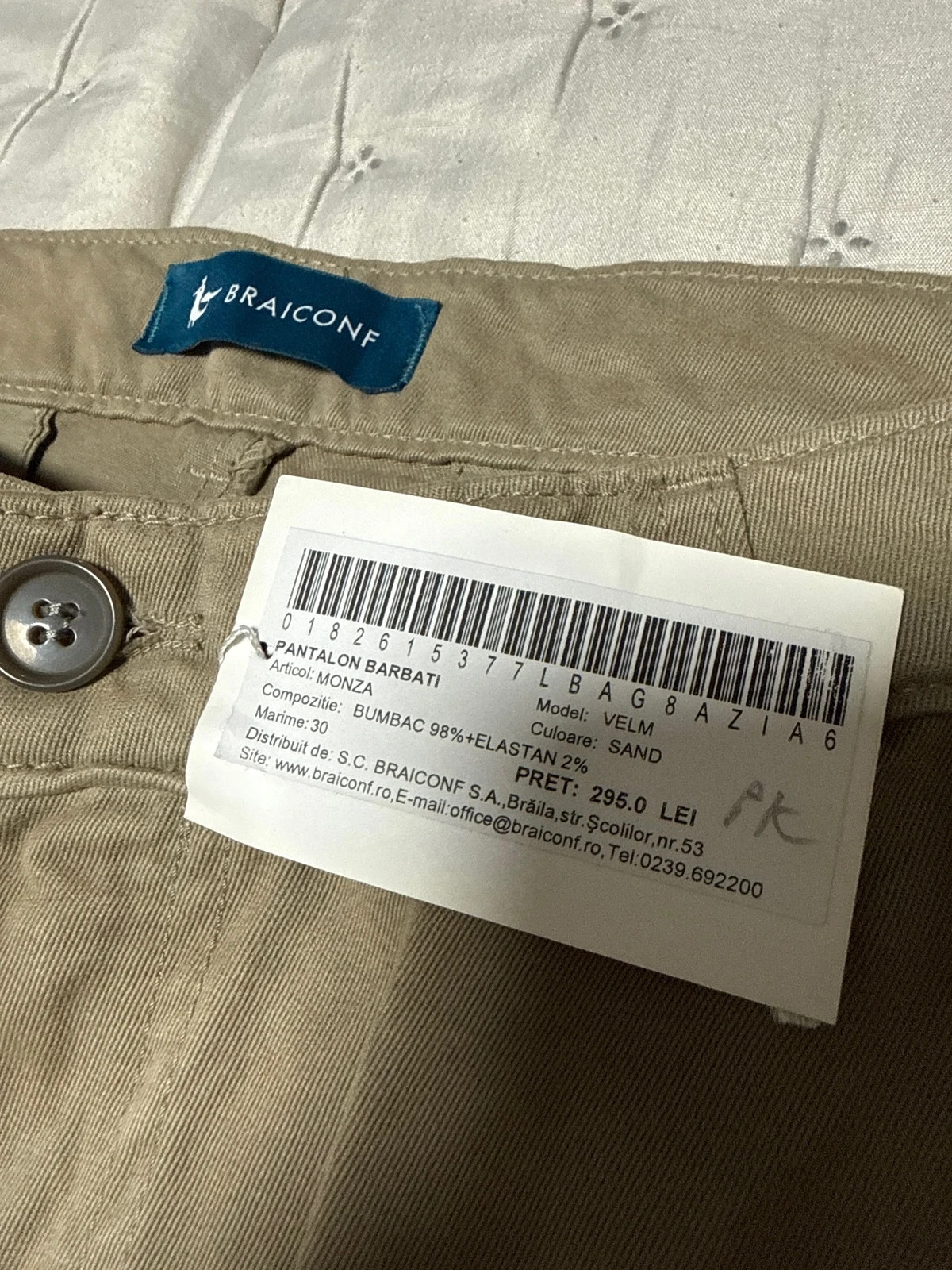 Pantalón sarga hombre XS/S – braiconf – taille XS 4