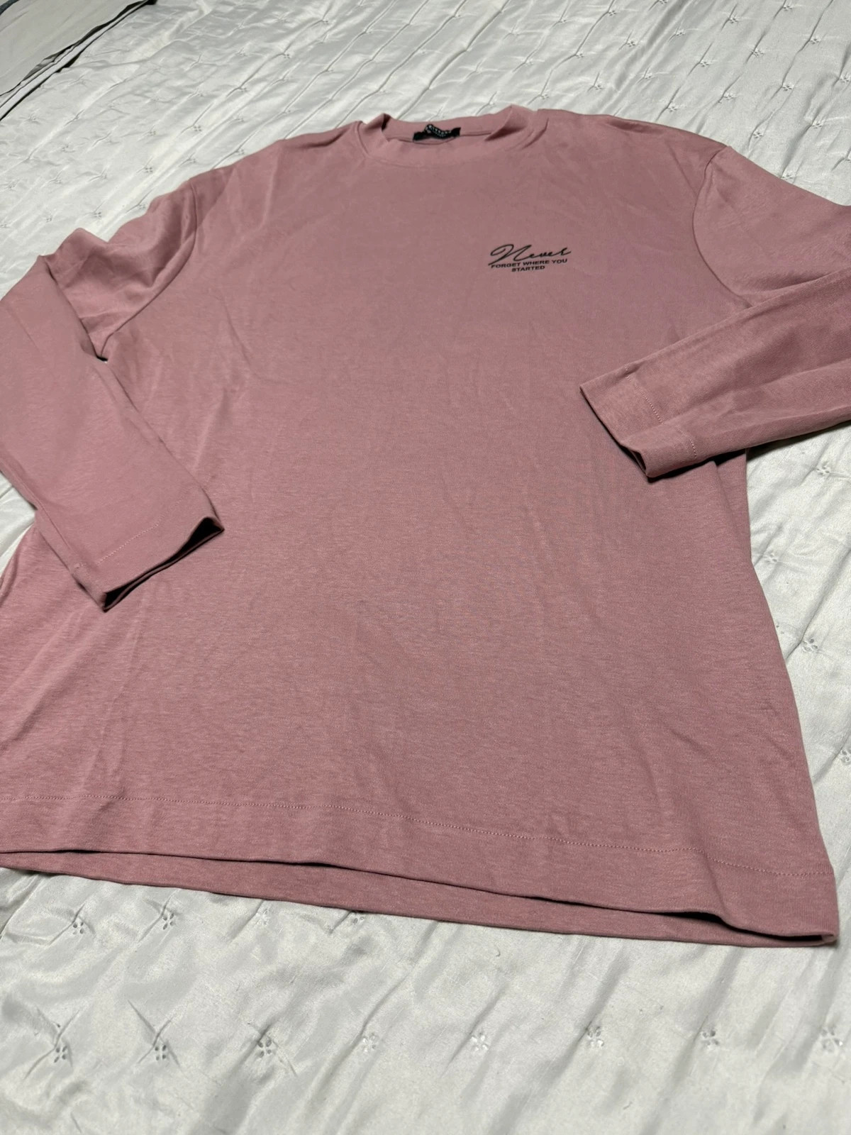 Camiseta de manga larga rosa empolvado / mauve 🌸 – Sonny Bono – taille M 2