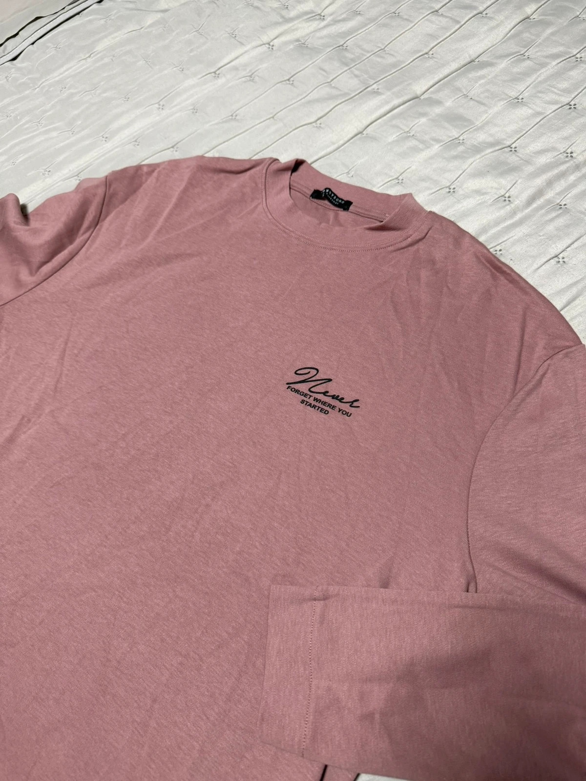 Camiseta de manga larga rosa empolvado / mauve 🌸 – Sonny Bono – taille M 3