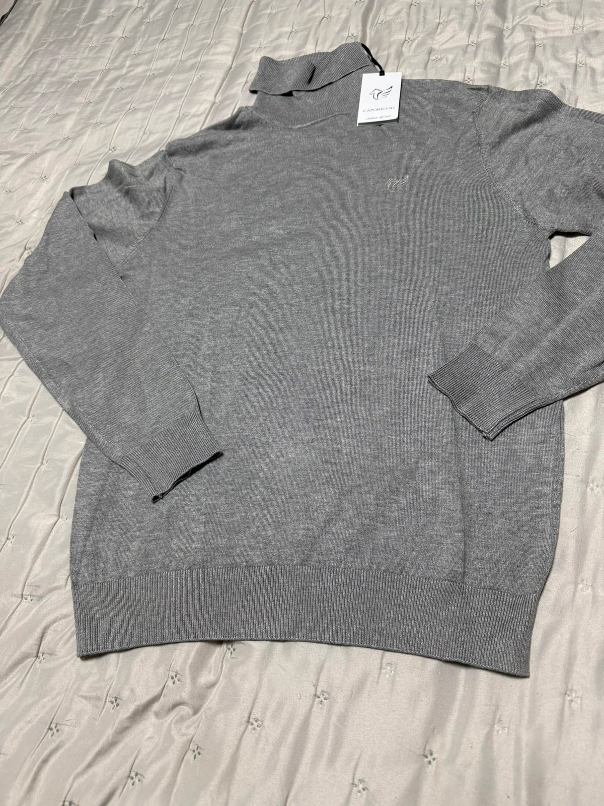 Jersey de cuello alto Caporiccio gris marengo – Caporiccio – taille XL 2