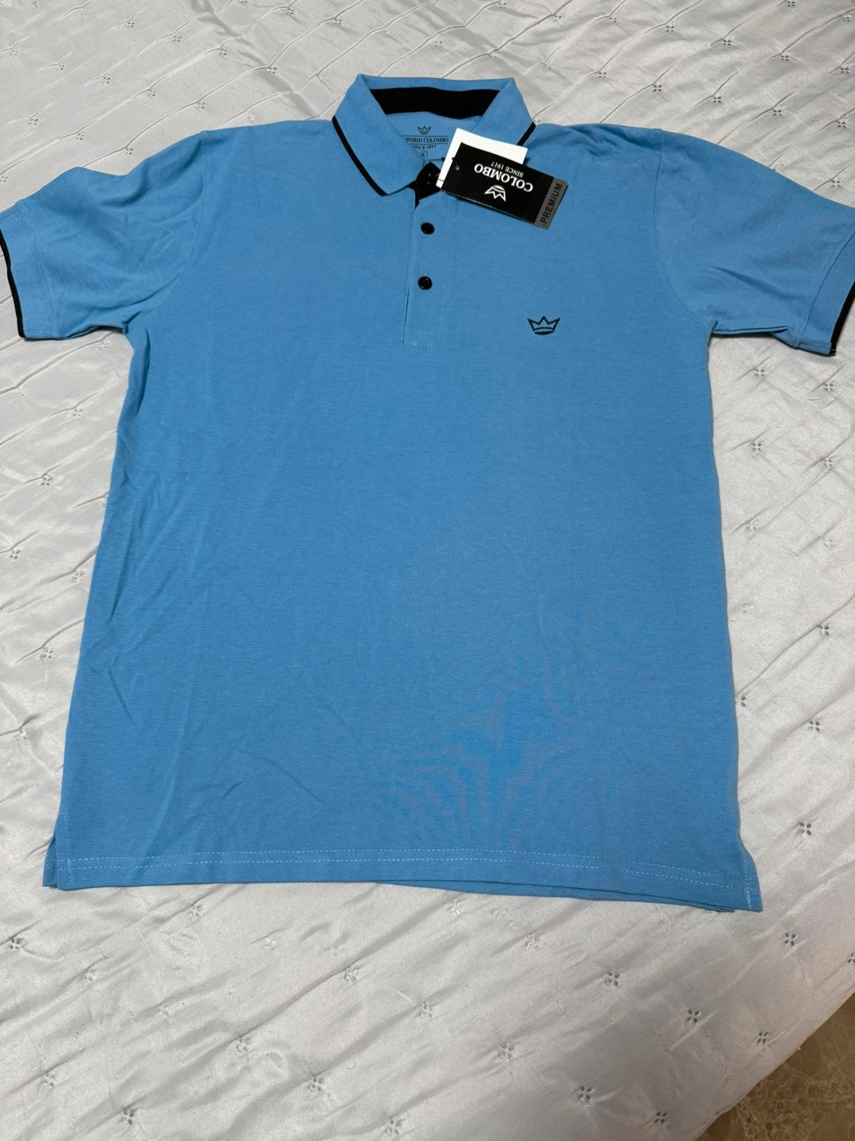 Polo Azul Celeste Emporio Colombo.Nuevo con Etiqueta – Emporio colombo – taille S 2