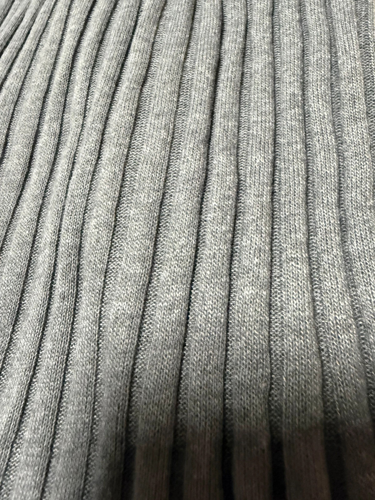 Pantalón fluido de canalé gris – sin marca – taille S / 36 / 8 3