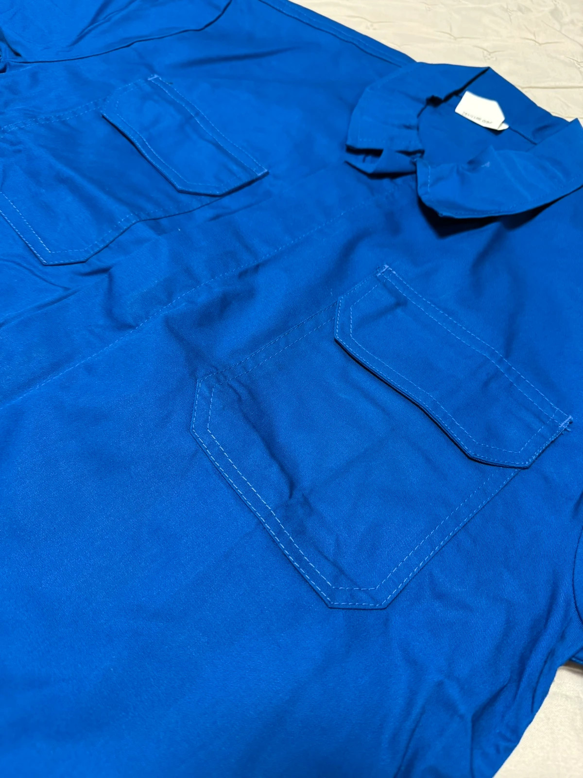 Chaqueta de Trabajo Azul Clásica (Estilo Workwear / Bleu de Travail) 4