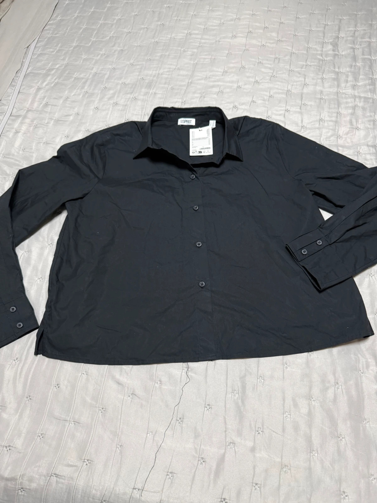 Camisa negra clásica Esprit - Nueva – Esprit – taille XXXL / 46 / 18 2