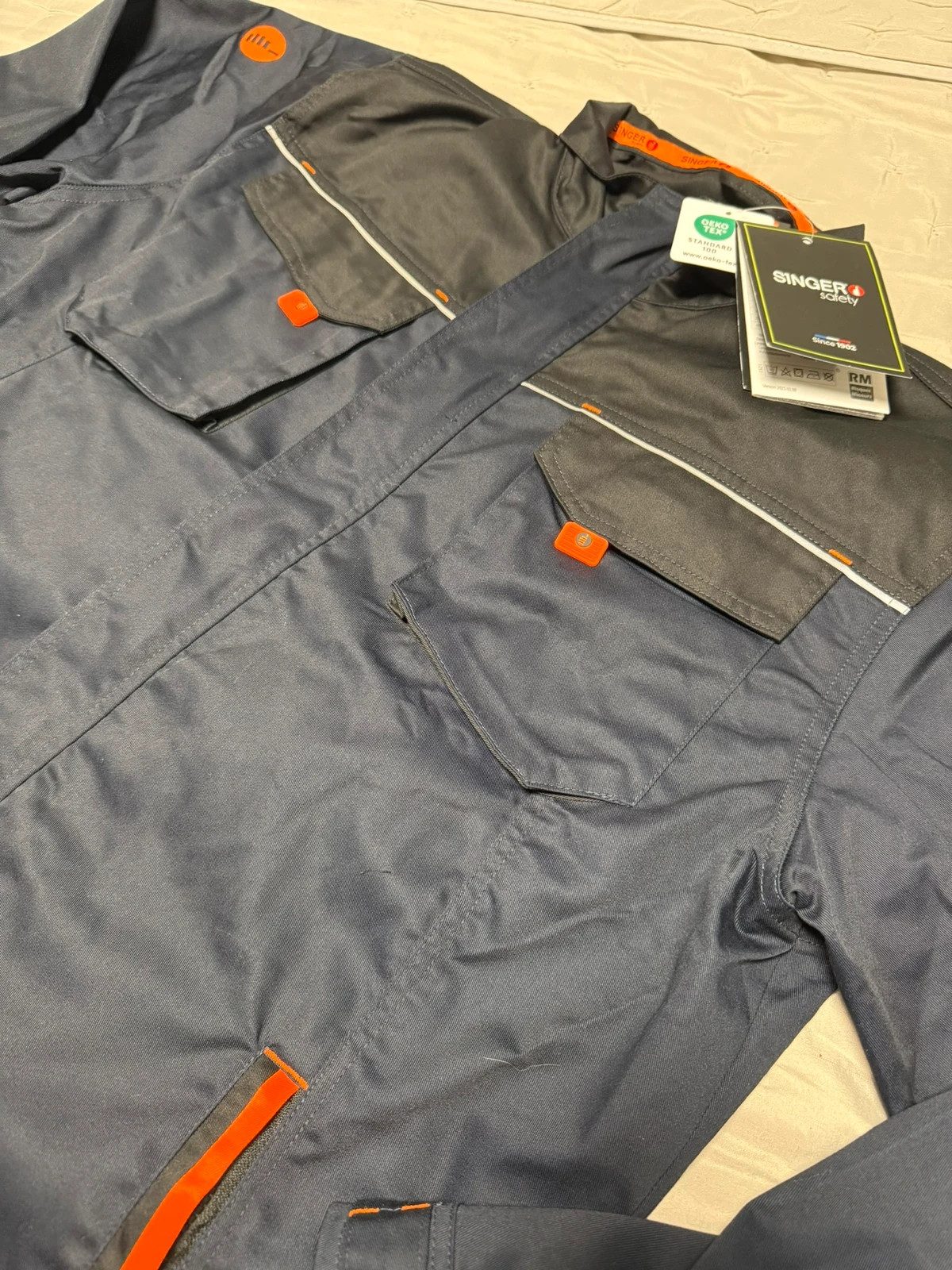 Chaqueta de trabajo técnica azul marino y negra Singer Safety – SINGER – taille XXL 4
