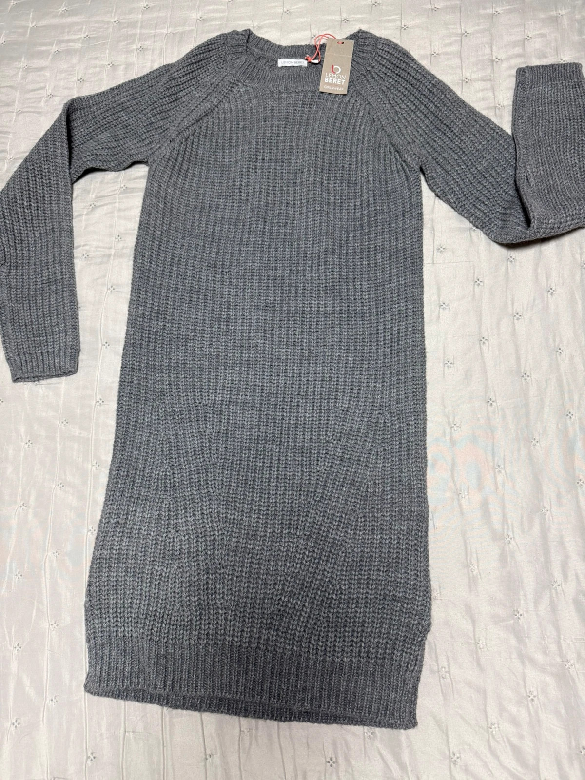Vestido de punto gris Lemon Beret – Nuevo con etiqueta – Lemon Beret – taille S / 36 / 8 2