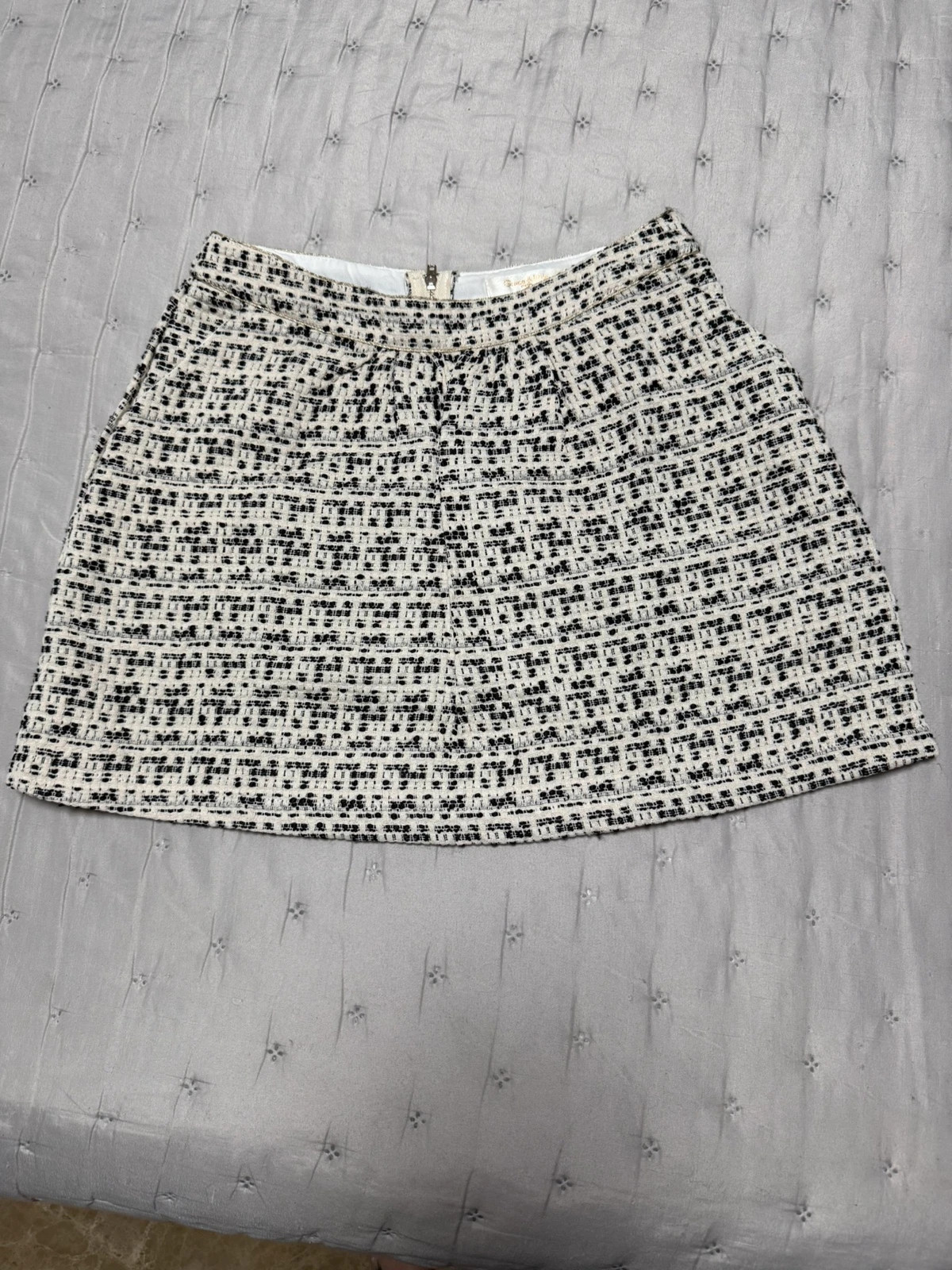 Falda de tweed en blanco y negro – Grace & Mila – taille M / 38 / 10 2