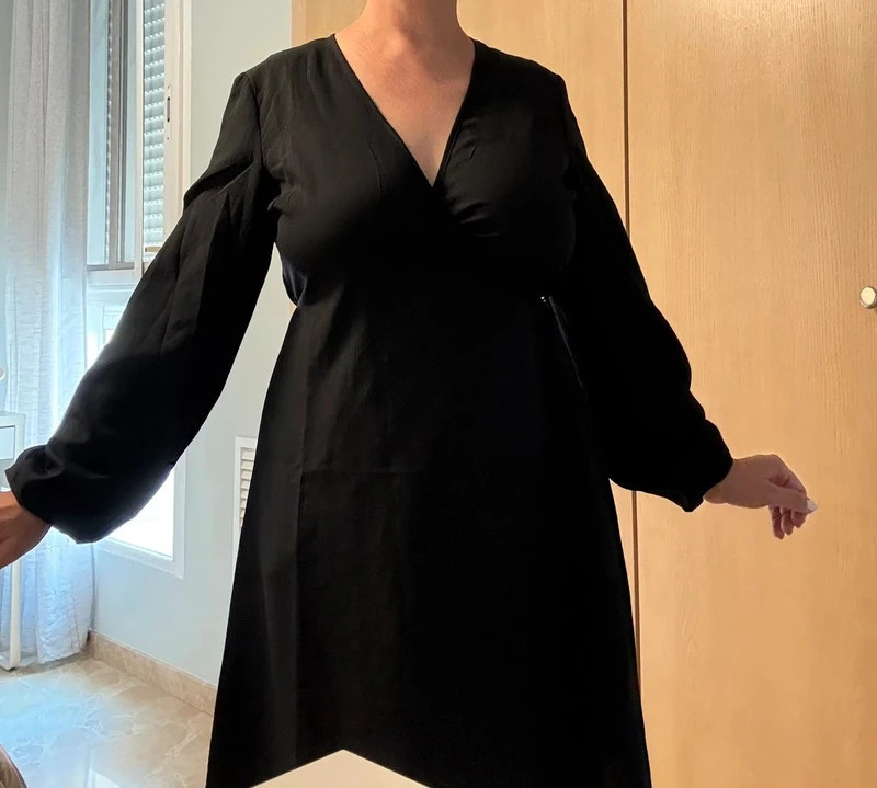 Vestido negro cruzado Pieces talla L nuevo Vinted – Pieces – taille L / 40 / 12 2