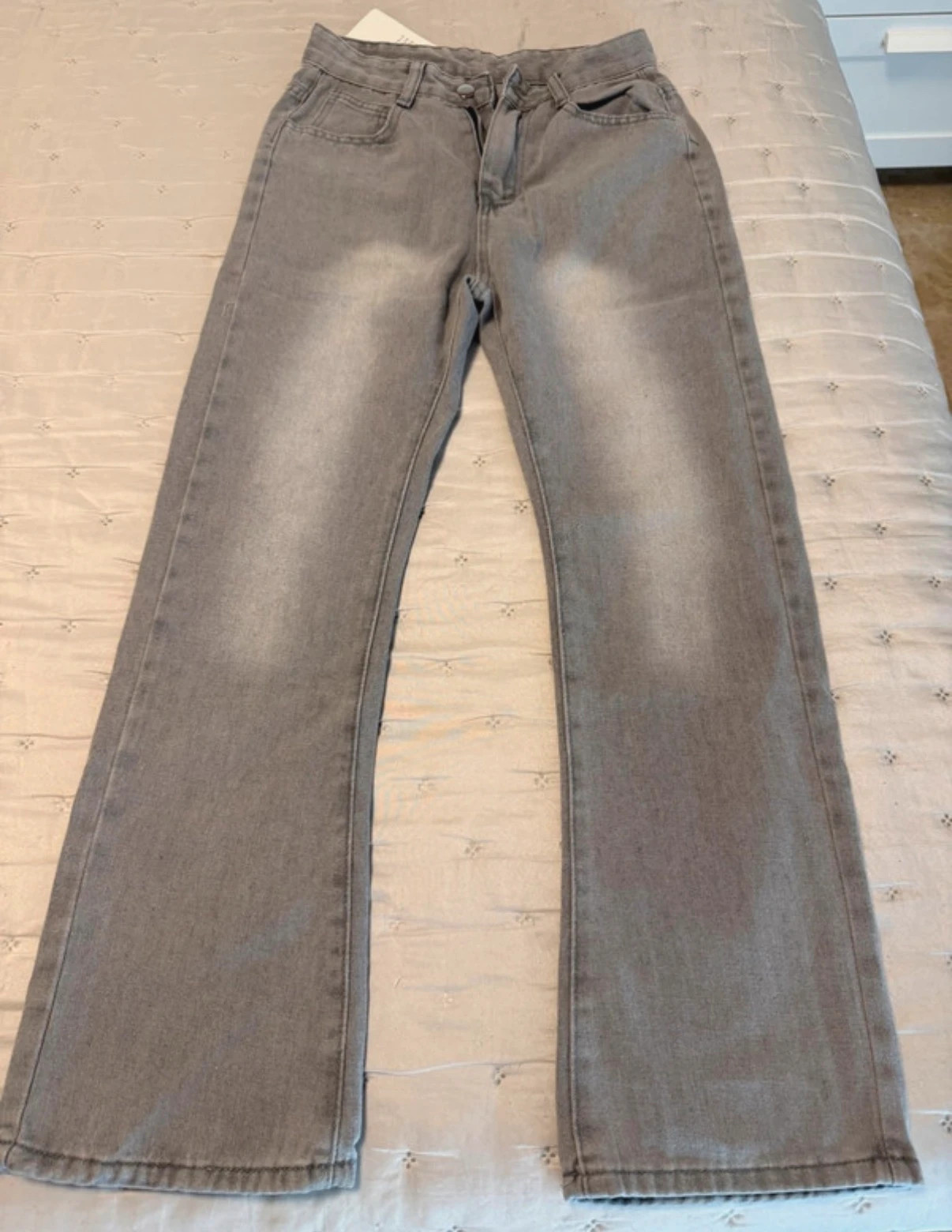 Conjunto acogedor: Jersey Canada House y Pantalones gris efecto lavado – Canada House – taille S / 36 / 8 2