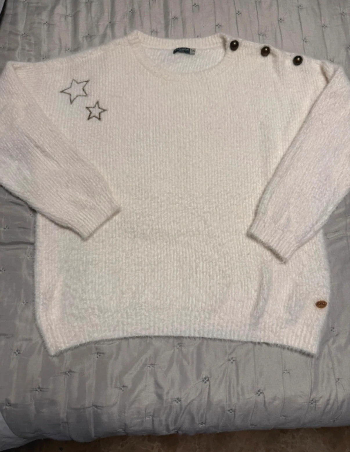 Conjunto acogedor: Jersey Canada House y Pantalones gris efecto lavado – Canada House – taille S / 36 / 8 3