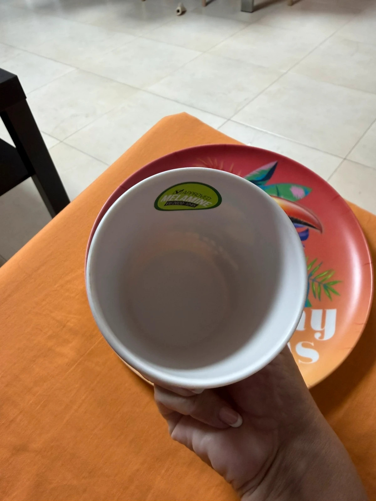 Conjunto plato y vaso melamina – Action – taille Taille unique 5