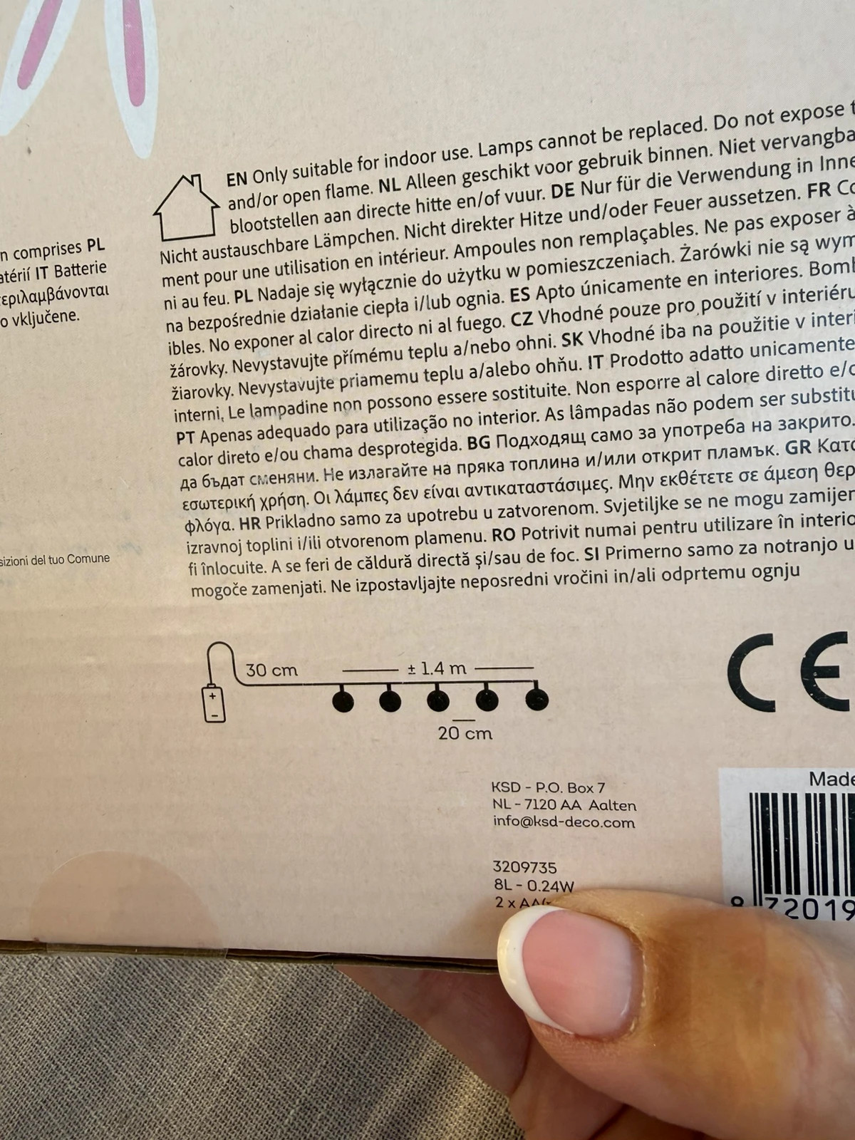 Luces led interior a pilas – Action 5