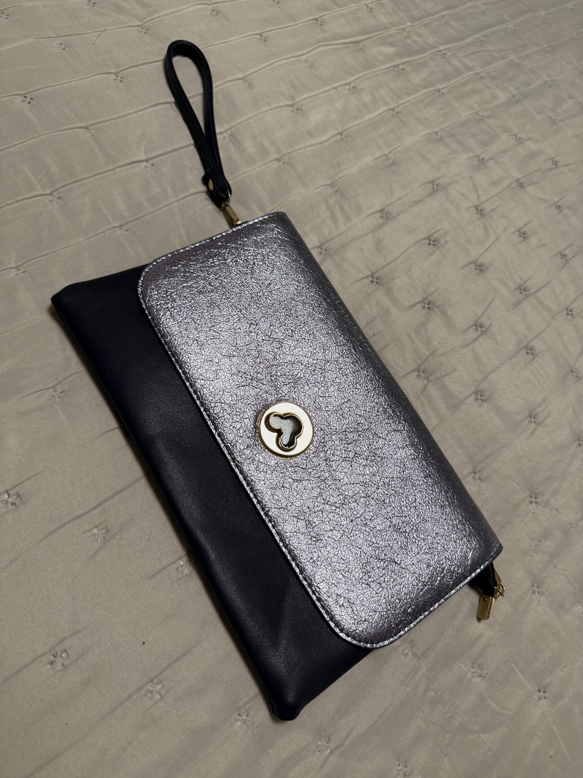 Bolso de mano azul y plateado – Sin marca – taille Taille unique 3