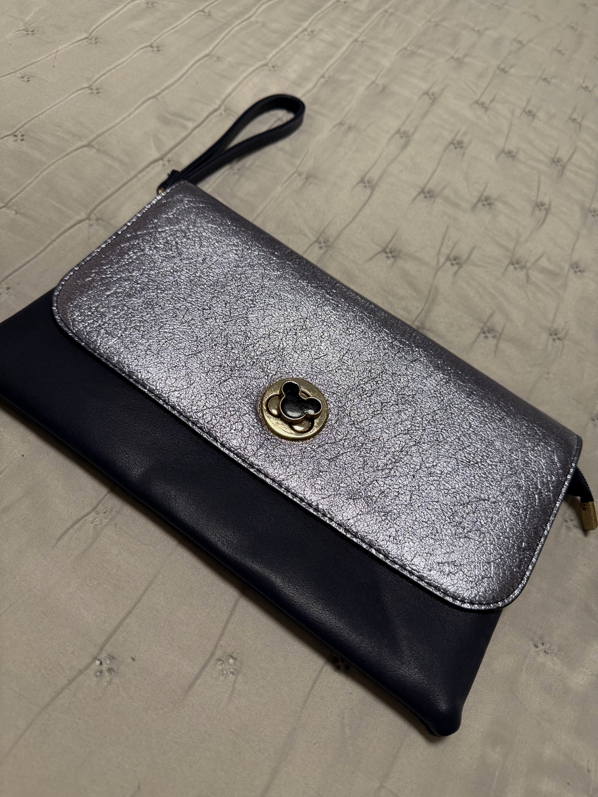 Bolso de mano azul y plateado – Sin marca – taille Taille unique 2