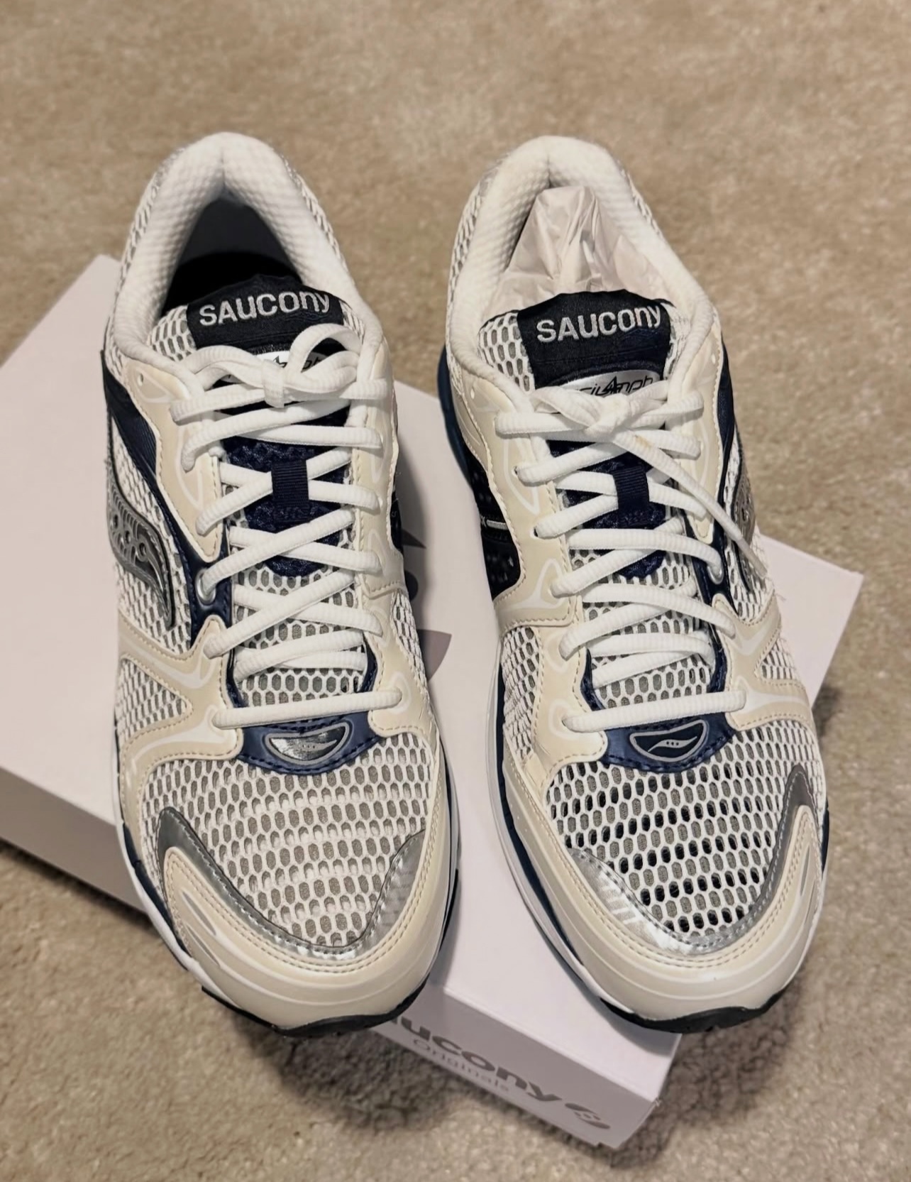 Saucony triumph 4 bleu blanc – Saucony – taille EU 44 2