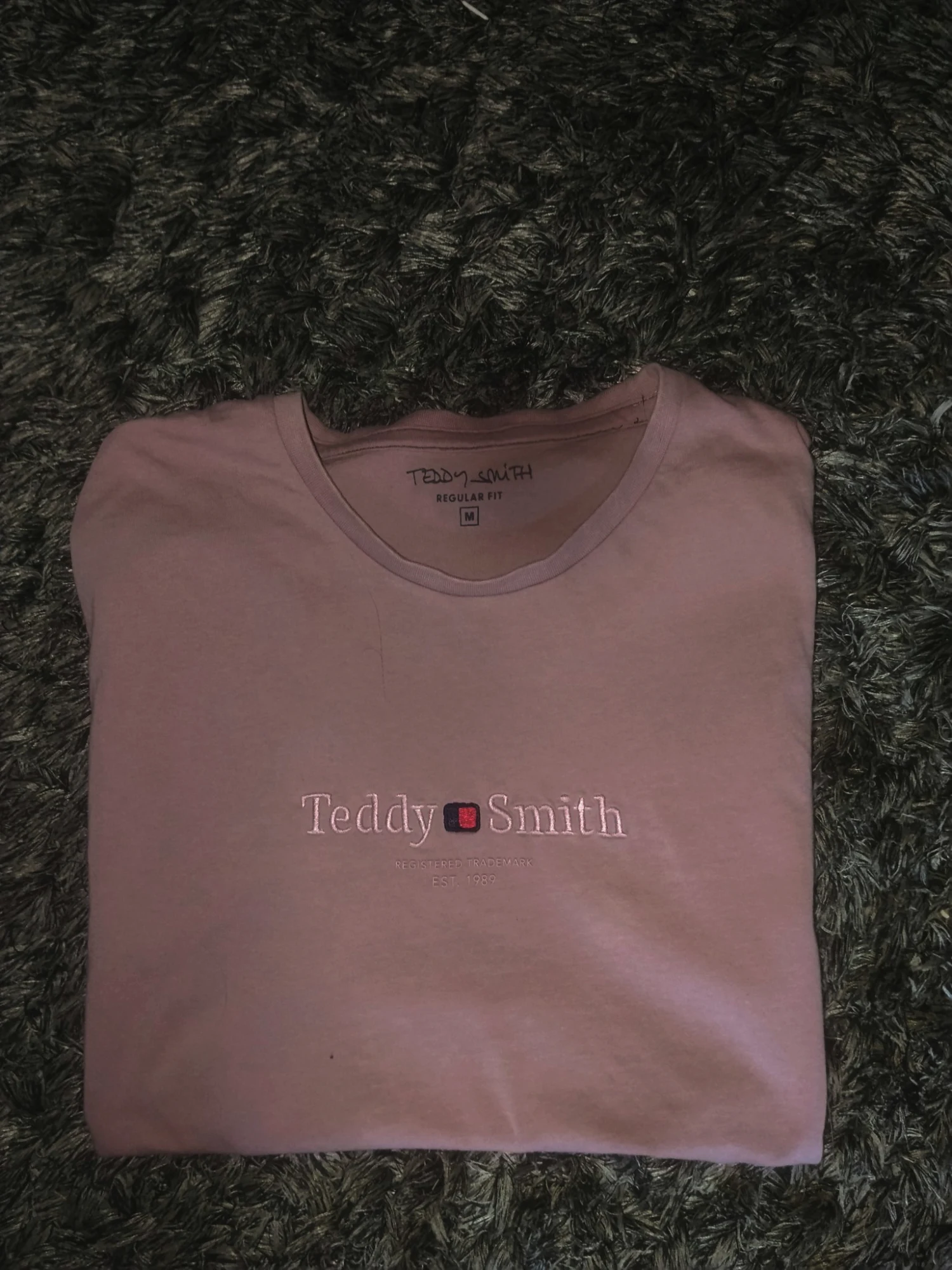 shirt Teddy Smith rose poudré – Taille M – Regular Fit