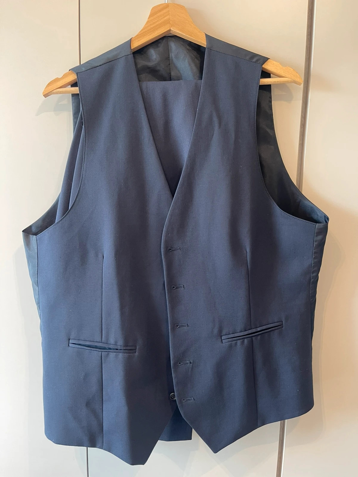 Costume 3 pièces Torre Uomo bleu marine – Taille 56R – torre uomo – taille 56 2