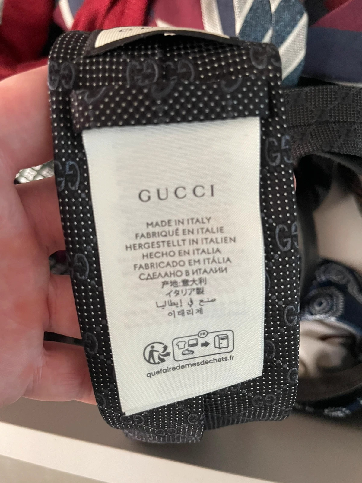 Cravate Gucci authentique en 100% soie – Gucci 3