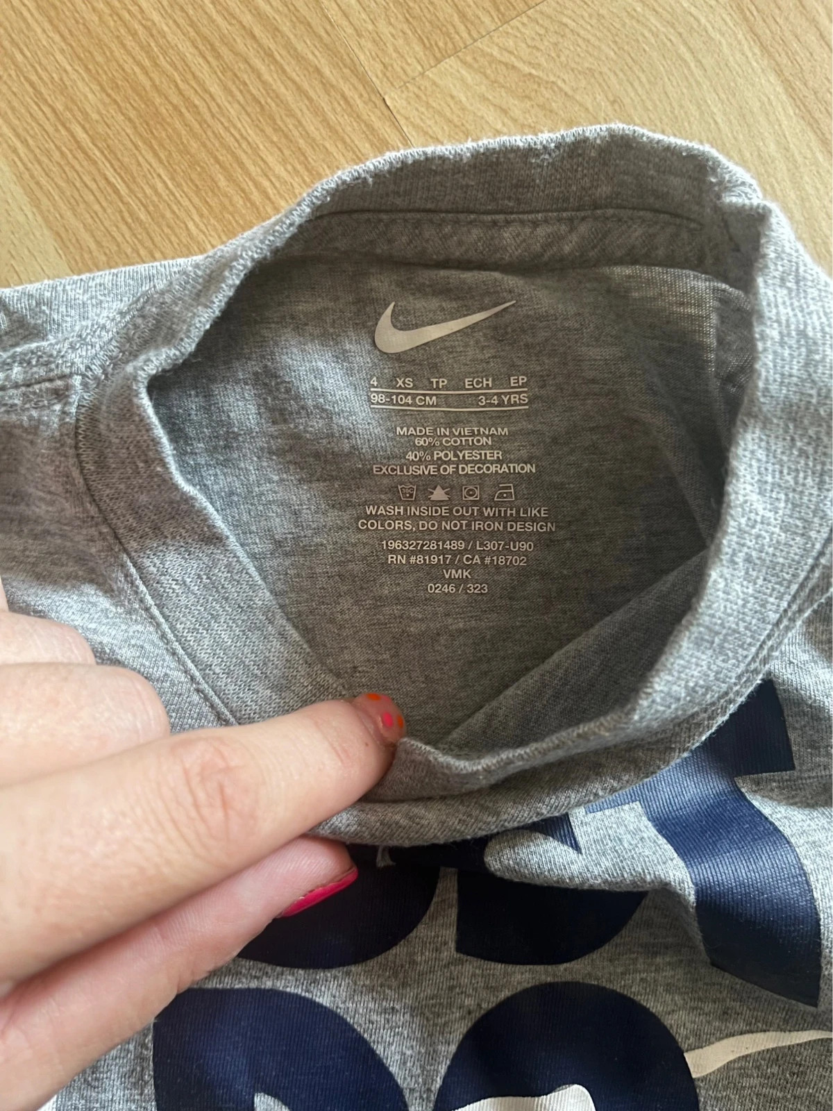 Tee-shirts Nike garçon – Nike – taille 4 ans / 104 cm 2