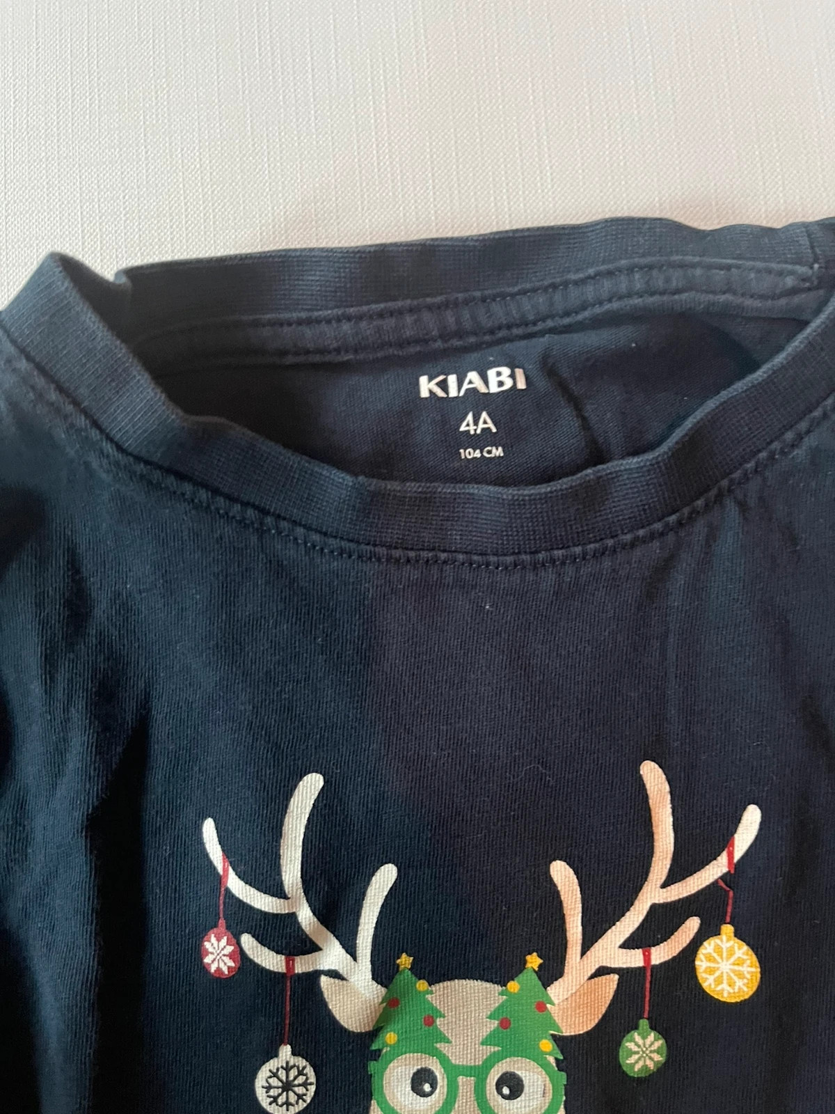 Tee-shirts manche longue Noël – Kiabi – taille 4 ans / 104 cm 2