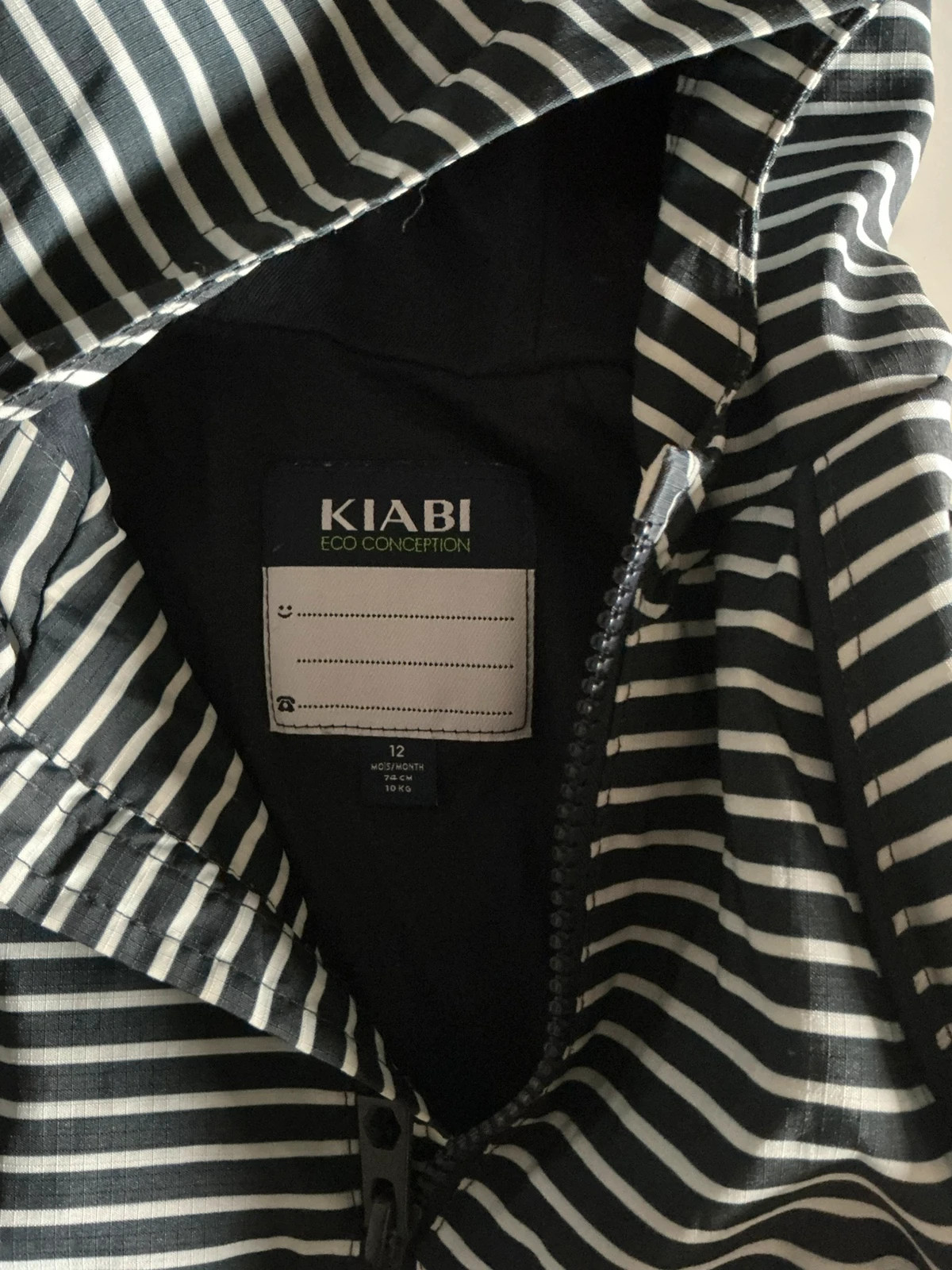 Coupe, vent, garçon – Kiabi – taille 12-18 mois / 80 cm 2