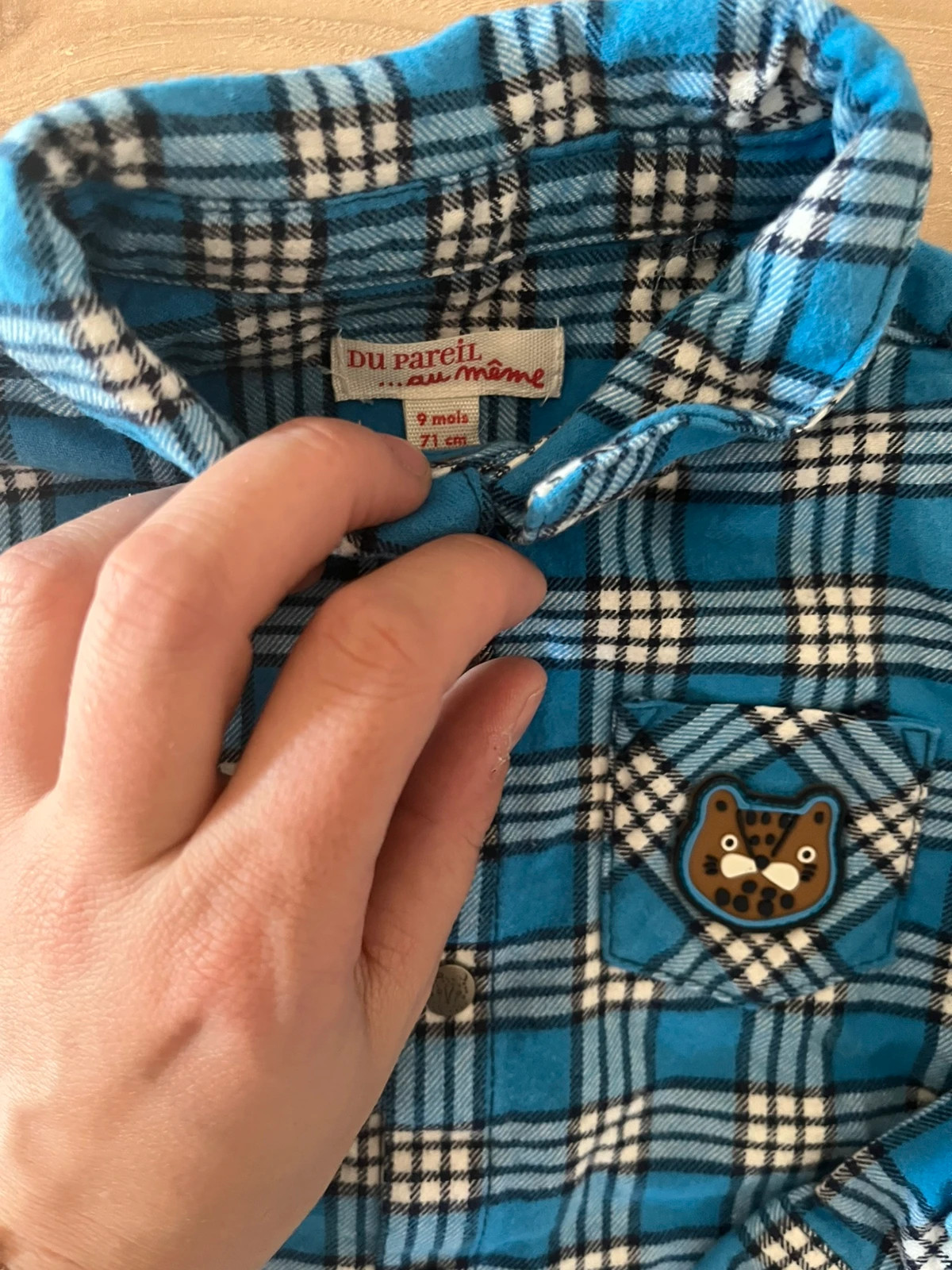 Chemise garçons – Du Pareil au Même – taille 9-12 mois / 74 cm 2