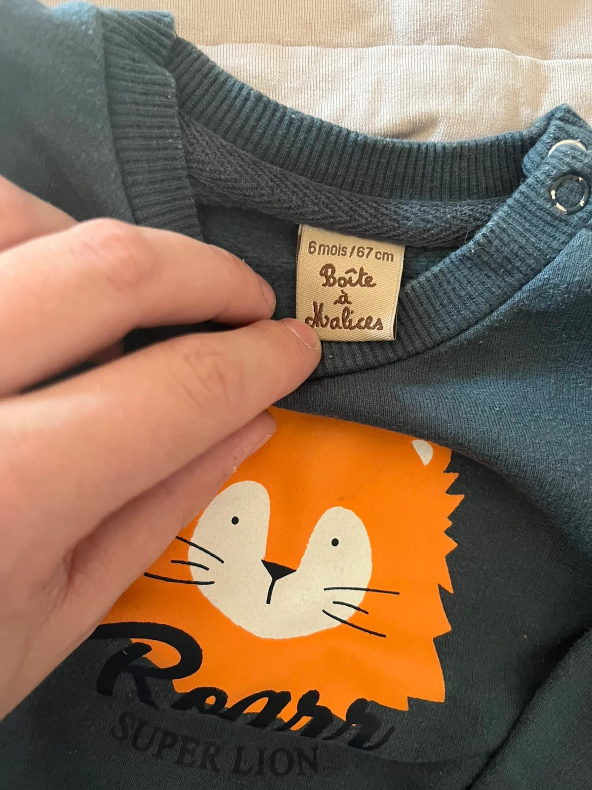 Pull garçons – Boîte À Malices – taille 6-9 mois / 68 cm 2