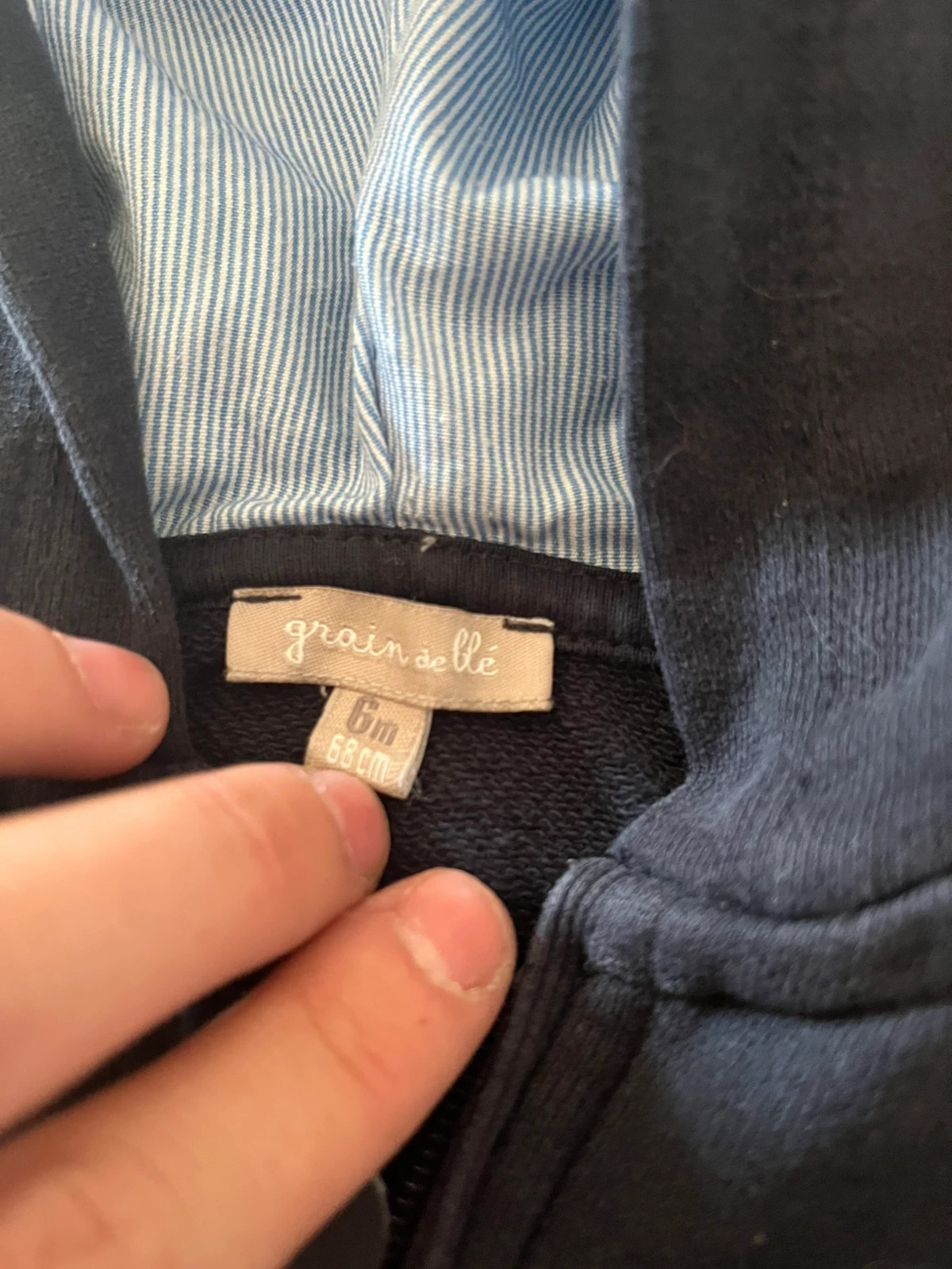 Veste garçons – Grain de Blé – taille 6-9 mois / 68 cm 3