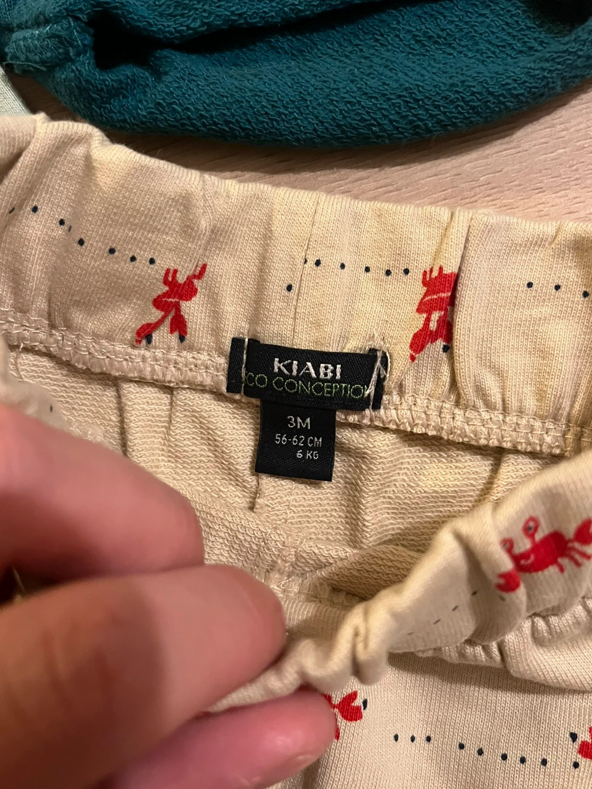 Shorts Garçon – Kiabi – taille 1-3 mois / 56 cm 2