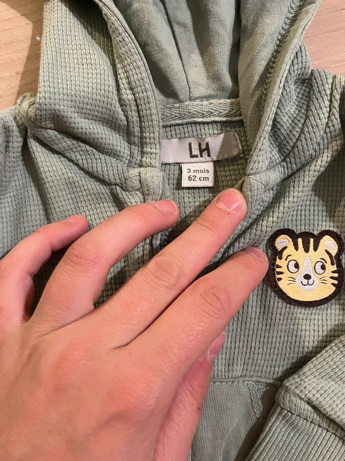 Veste garçons – La Halle – taille 1-3 mois / 56 cm 2