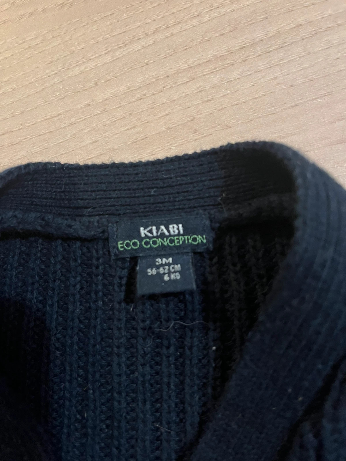 Veste garçons – Kiabi – taille 1-3 mois / 56 cm 2
