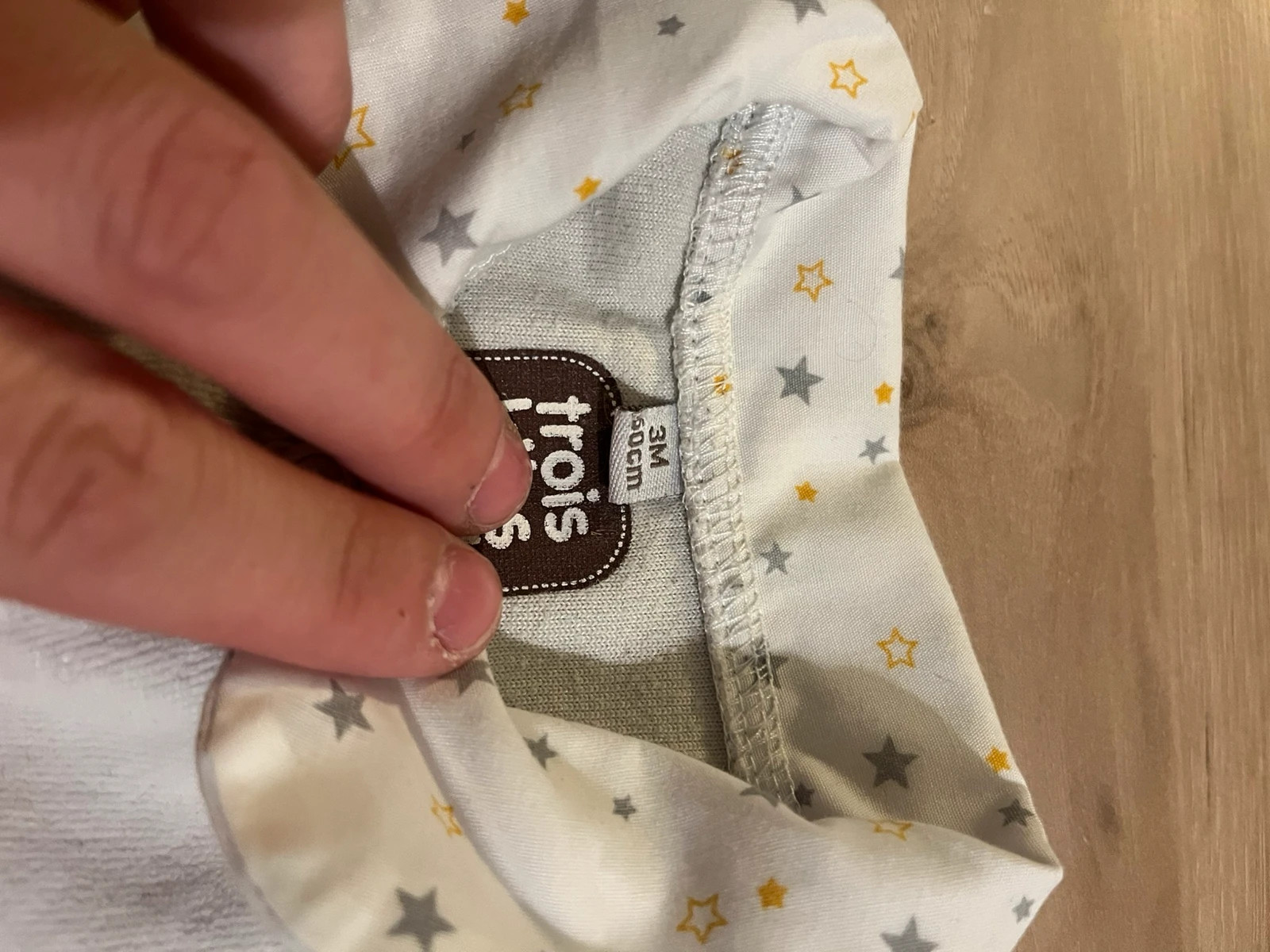 Pyjama garçons – Trois Kilos Sept – taille 1-3 mois / 56 cm 2