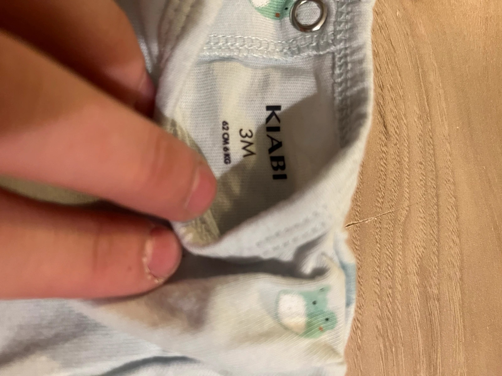 Pyjama léger garçons – Kiabi – taille 1-3 mois / 56 cm 2