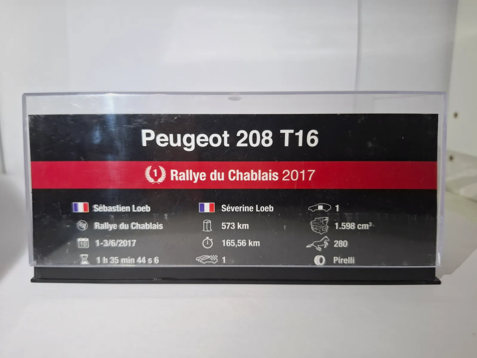 Voiture miniature Peugeot 208 T16 Loeb Rallye – COS 3