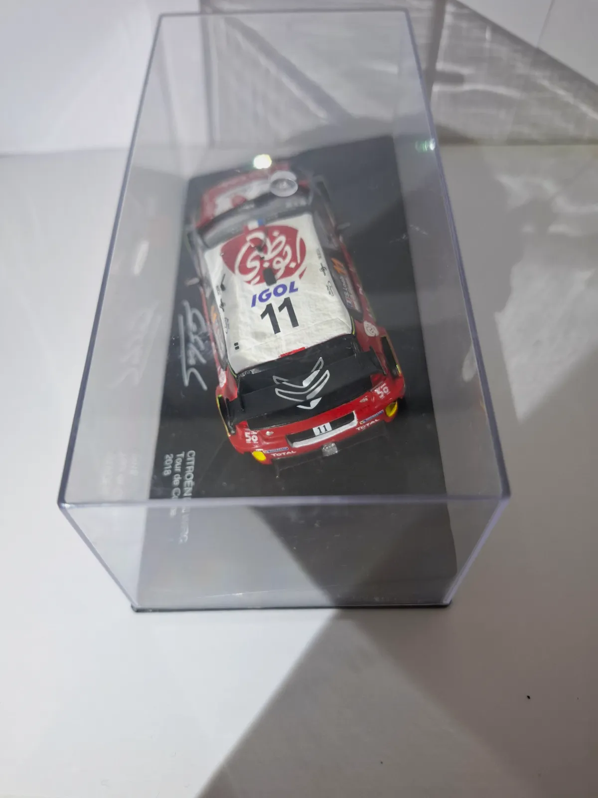 Voiture miniature Citroën C3 WRC Loeb Tour de Corse 2018 – Citroën 8