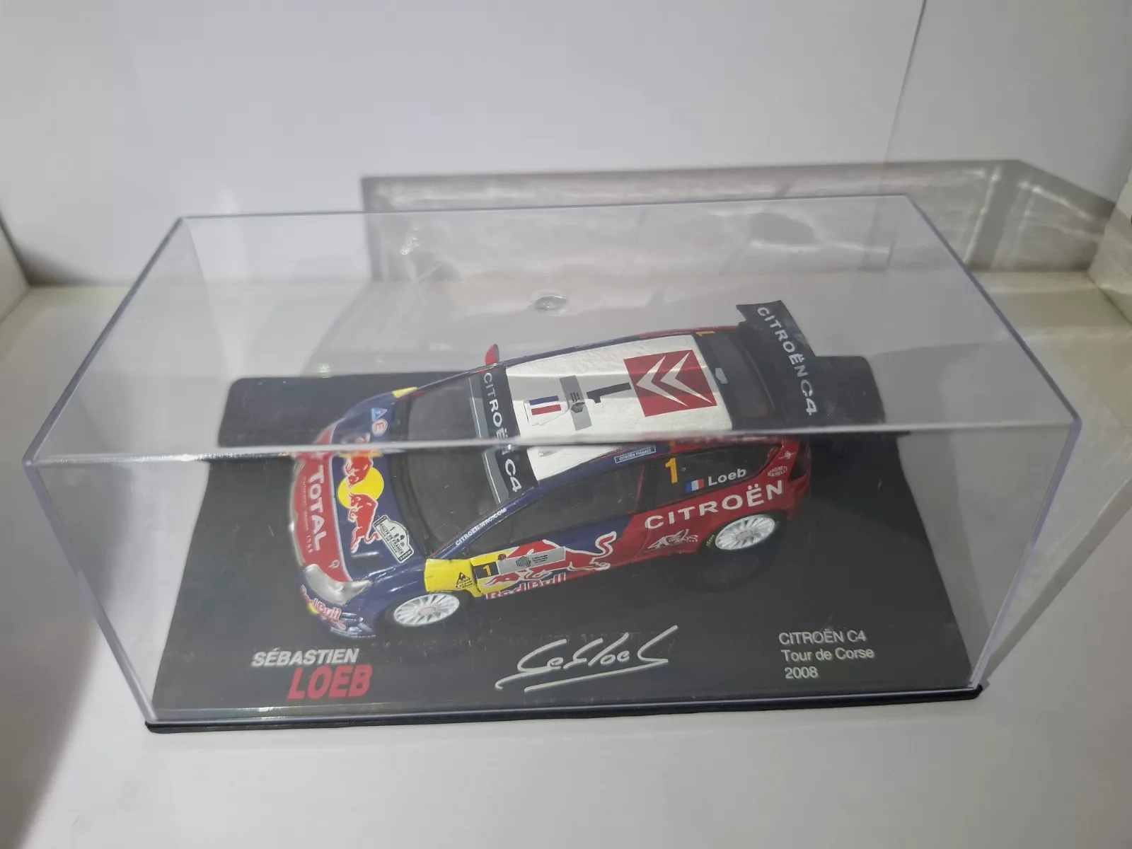 Voiture miniature Citroën C4 WRC Sébastien Loeb Tour de Corse 2008 – Citroën 5