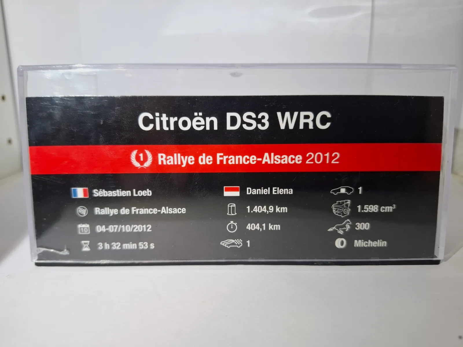 Voiture miniature Citroën DS3 WRC Sébastien Loeb 2012 – Citroën 3