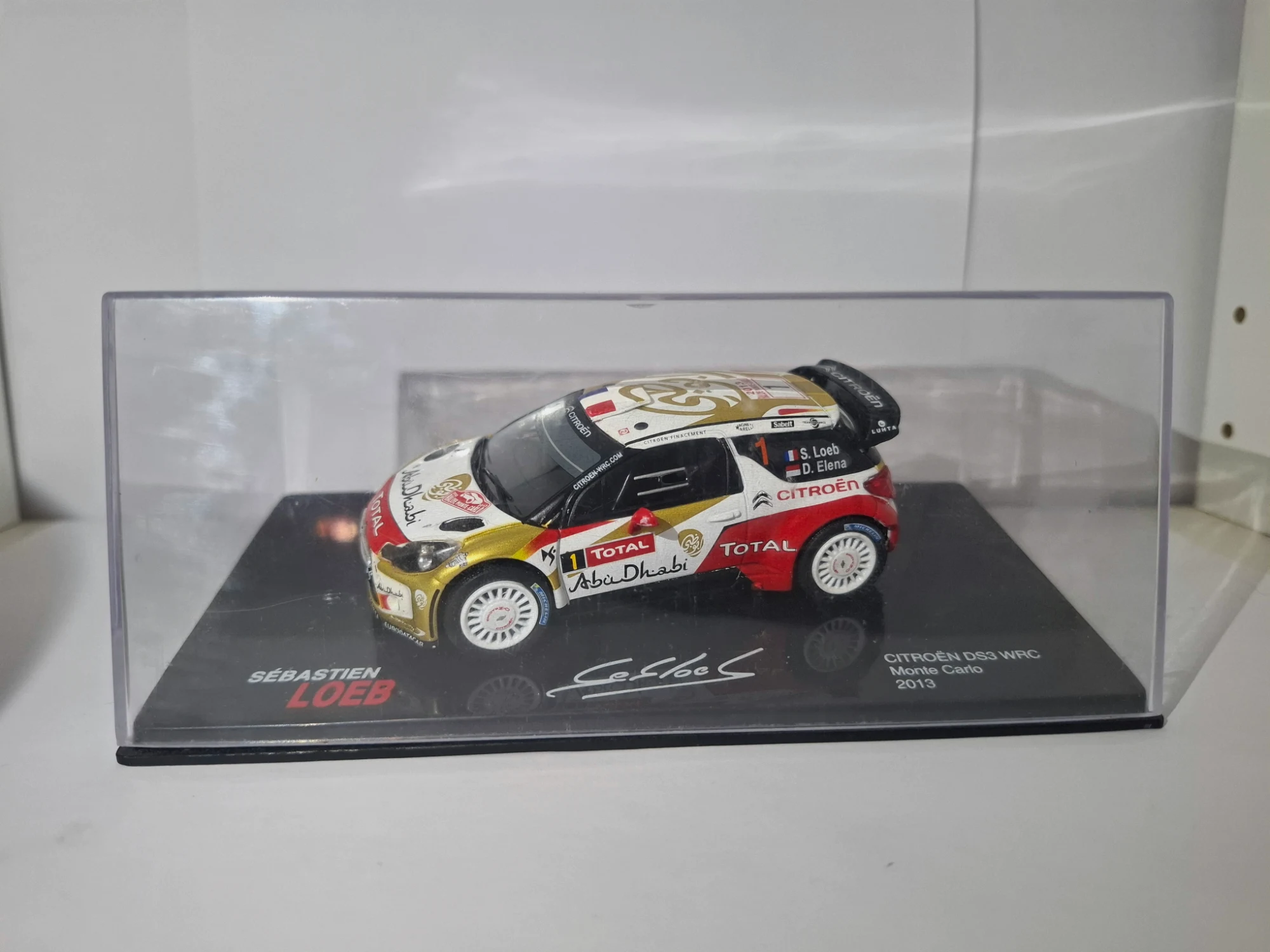 Voiture miniature Citroën DS3 WRC Sébastien Loeb