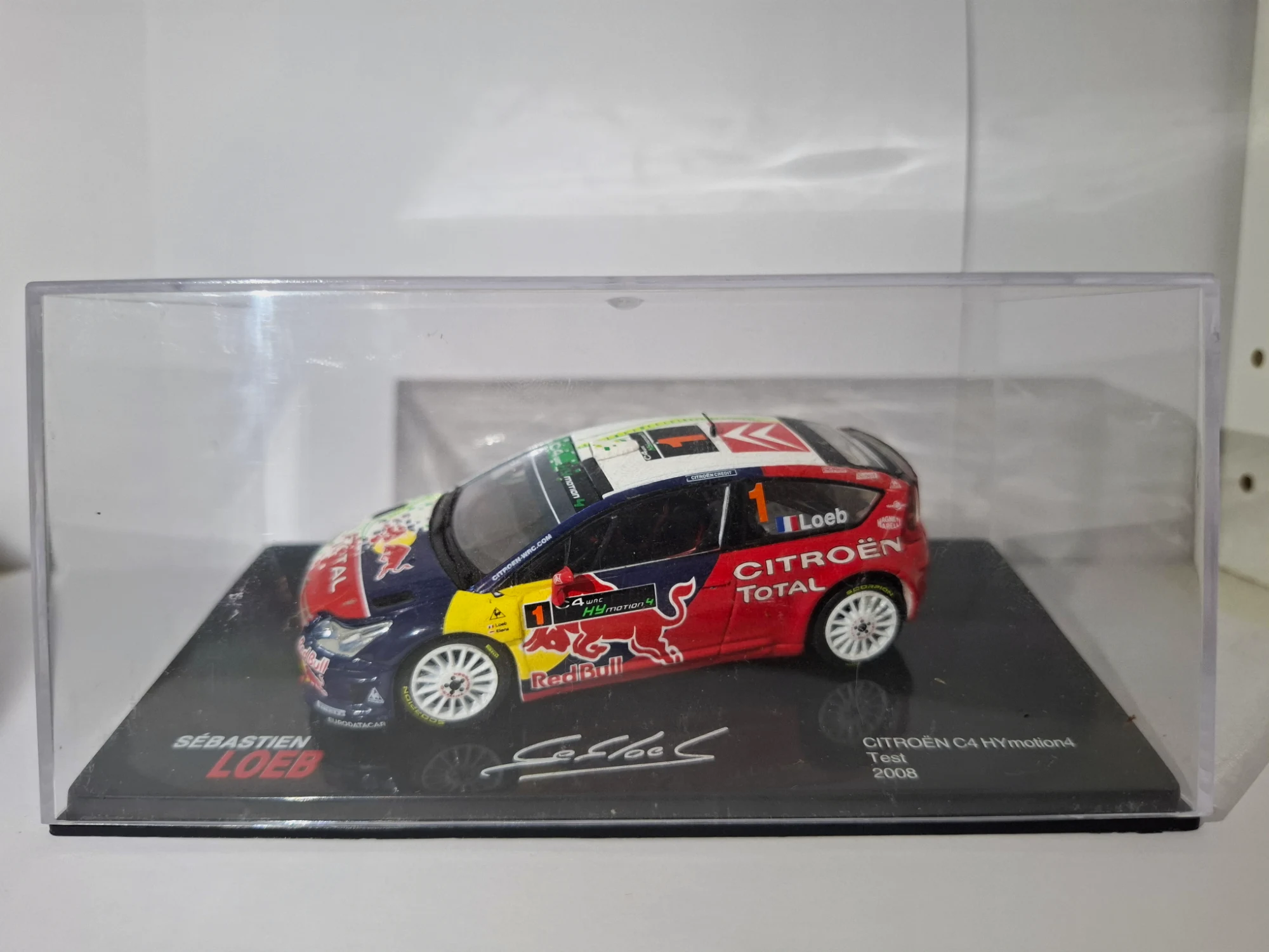 Voiture miniature Citroën C4 HYmotion4 Sébastien Loeb 2008